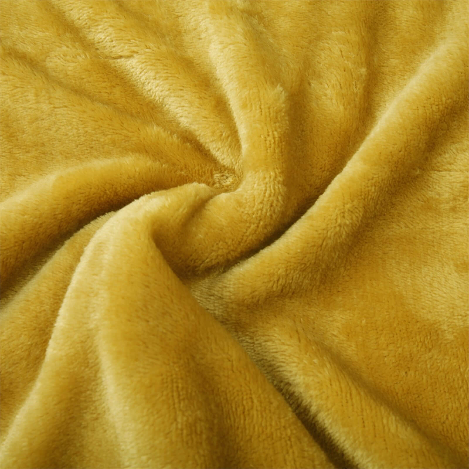 Fleece Throw - Ochre - 120x150cm