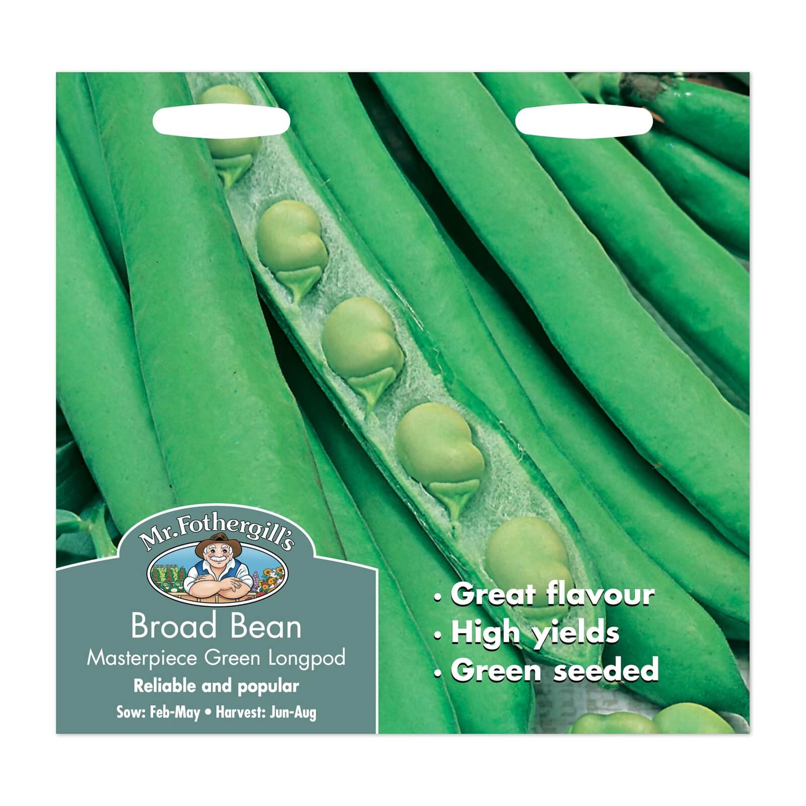 Mr. Fothergill's Broad Bean Masterpiece Green Longpod Seeds