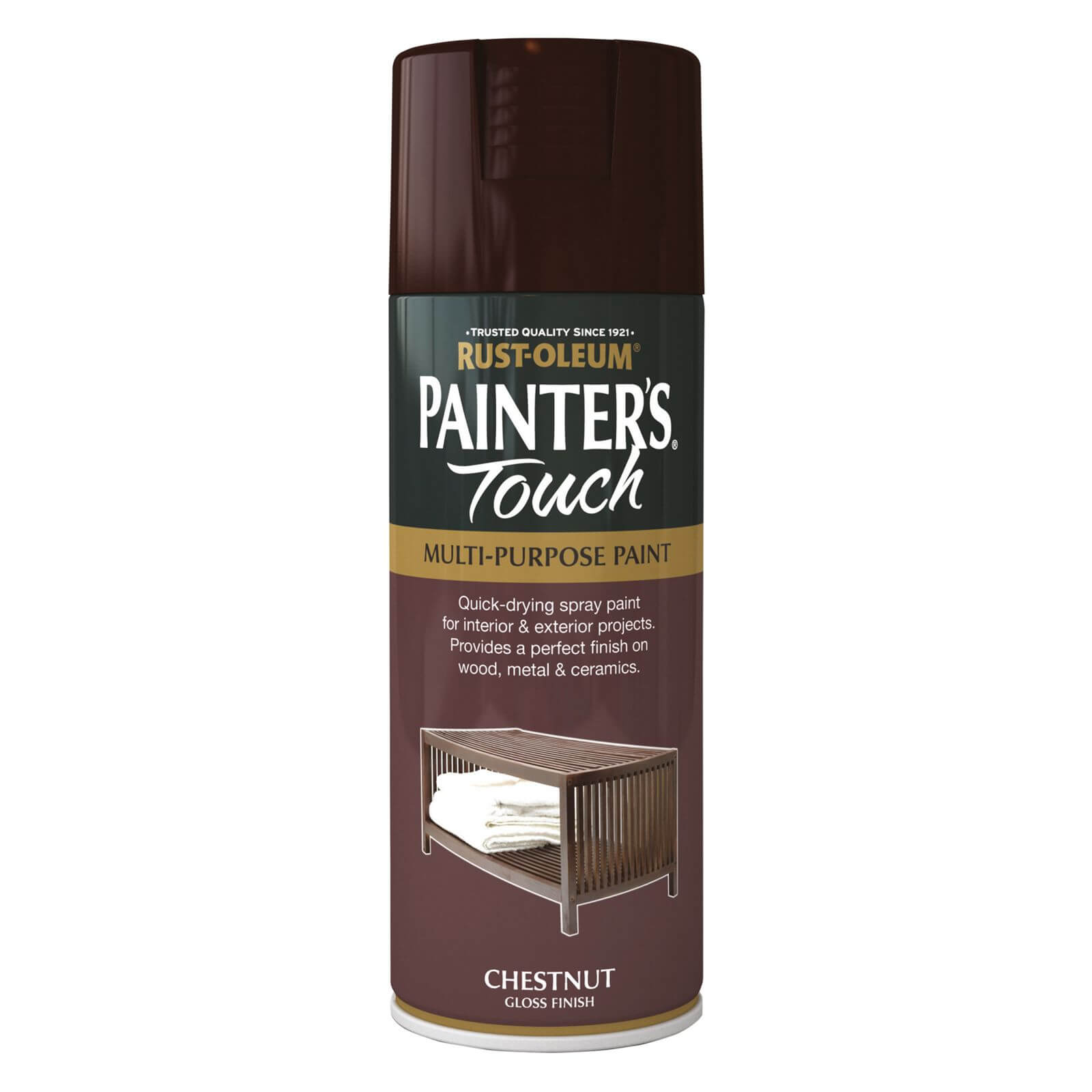 Rust-Oleum Gloss Spray Paint - Chestnut - 400ml