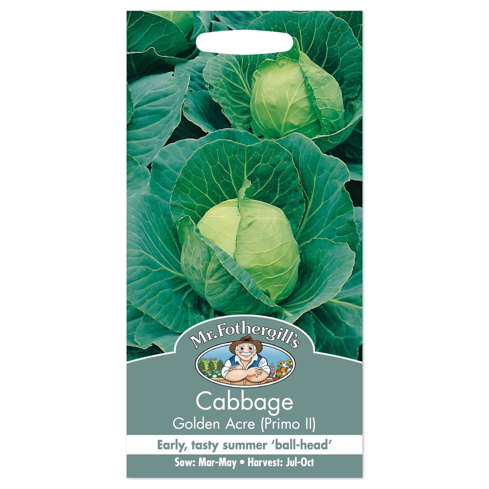Mr. Fothergill's Cabbage Golden Acre Primo Li Seeds