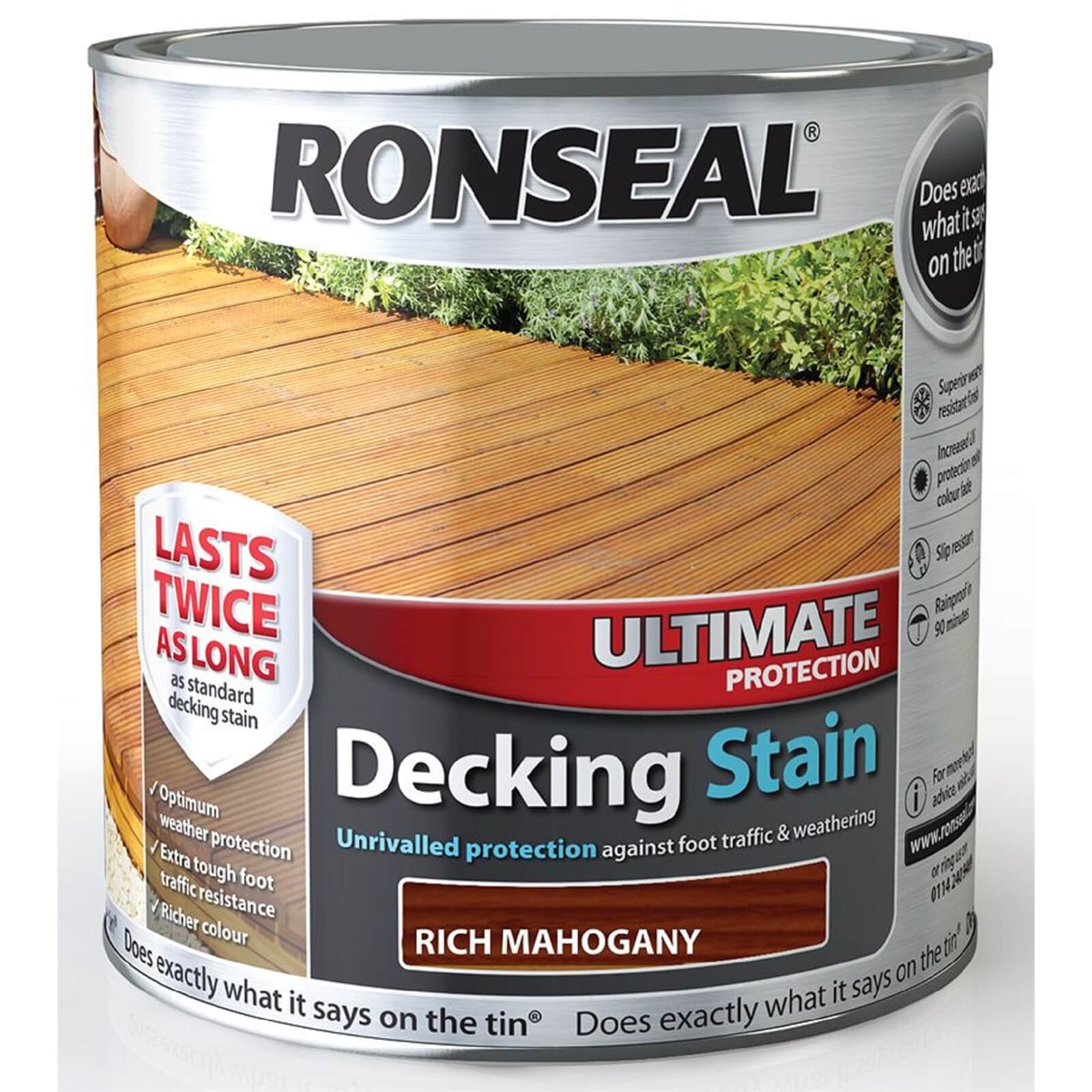 RONSEAL UIT PROTECTION DECKING STAIN R.M