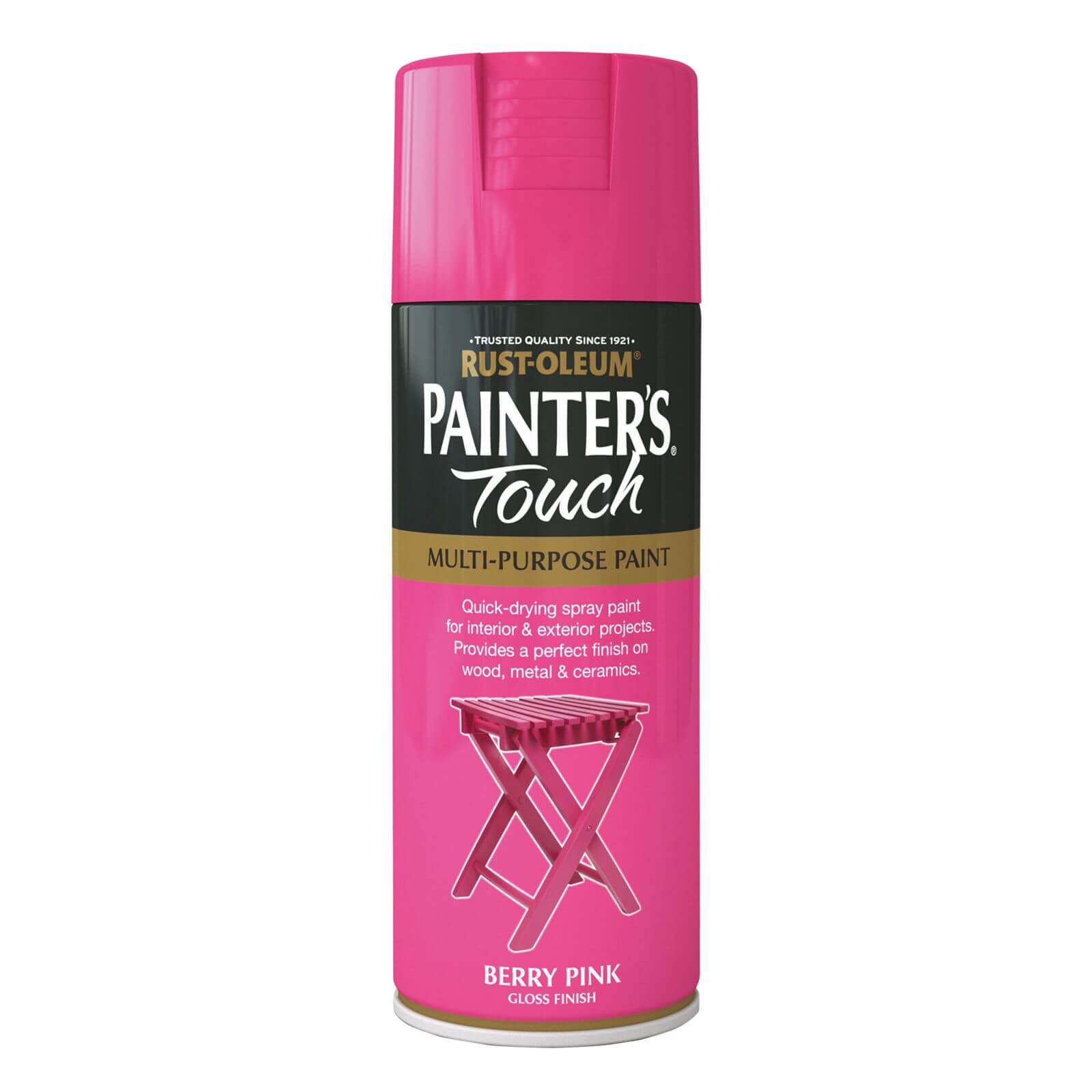 Rust-Oleum Gloss Spray Paint - Berry Pink - 400ml