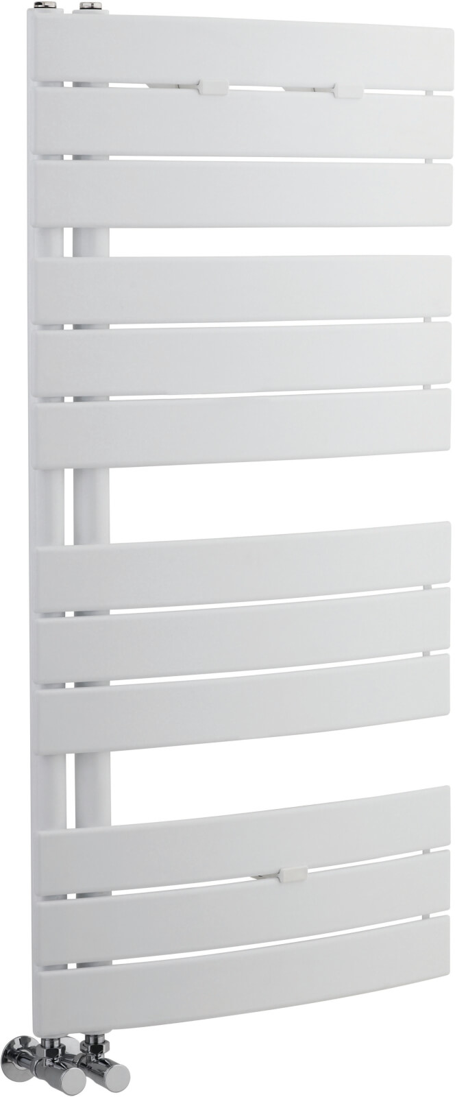 Balterley Curved Towel Rail - 1080 x 550mm - High Gloss White