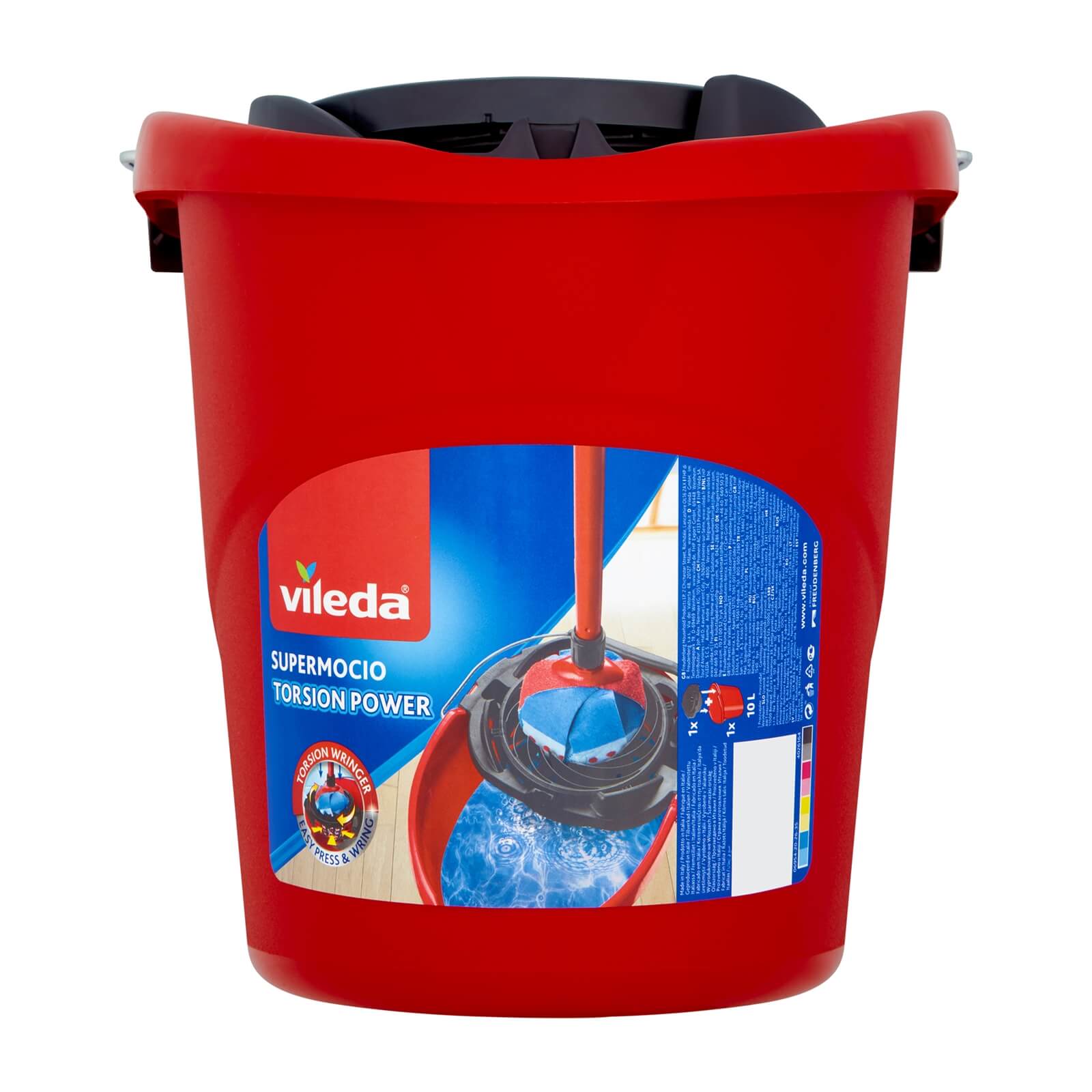 Vileda SuperMocio Bucket with Torsion Wringer