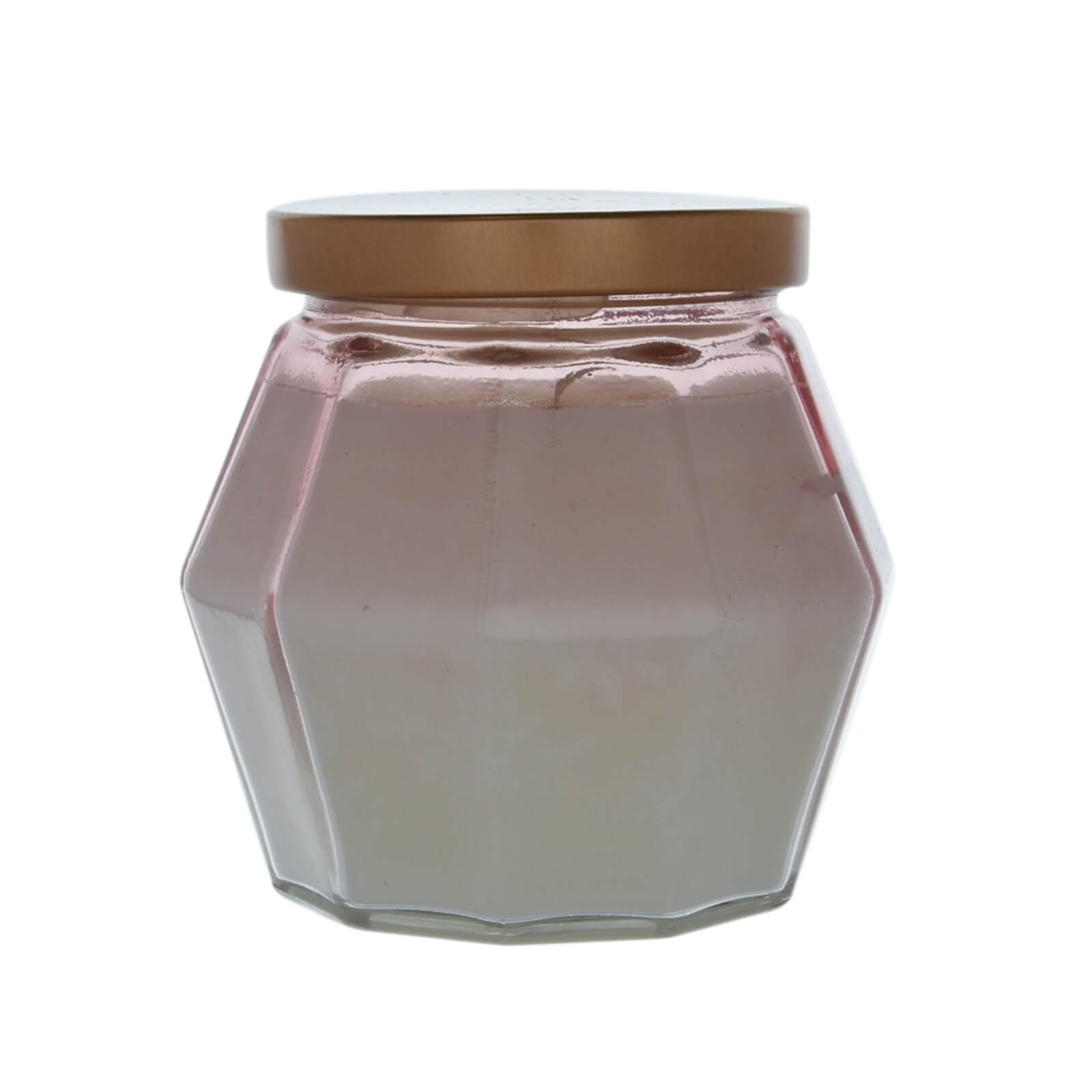 Small Pink Grapefruit Scented Pink Candle