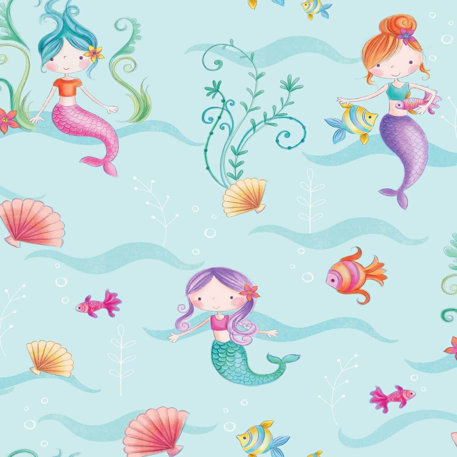 Fine Decor Mermaid Wallpaper