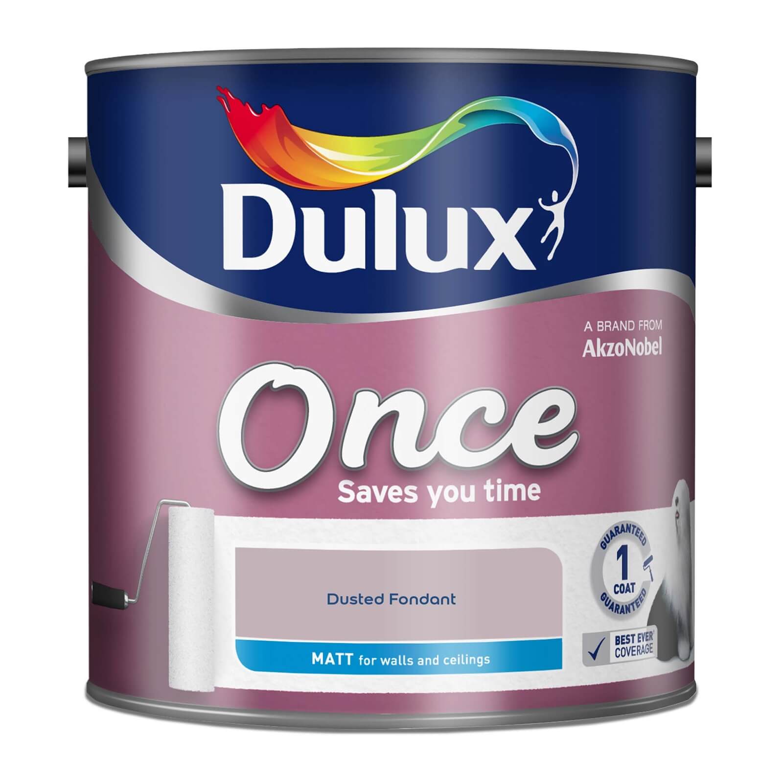Dulux Once Dusted Fondant - Matt Paint - 2.5L