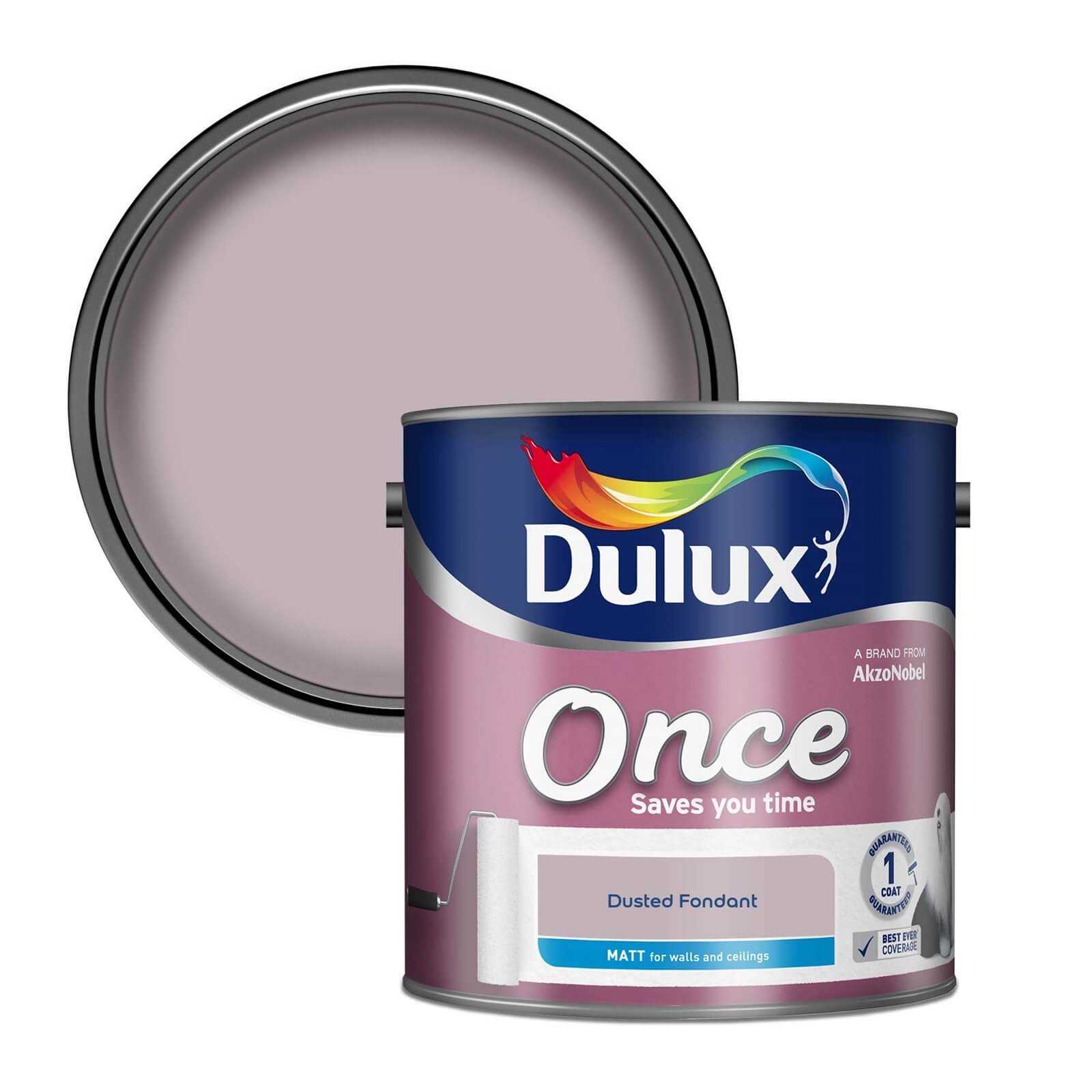 Dulux Once Dusted Fondant - Matt Paint - 2.5L