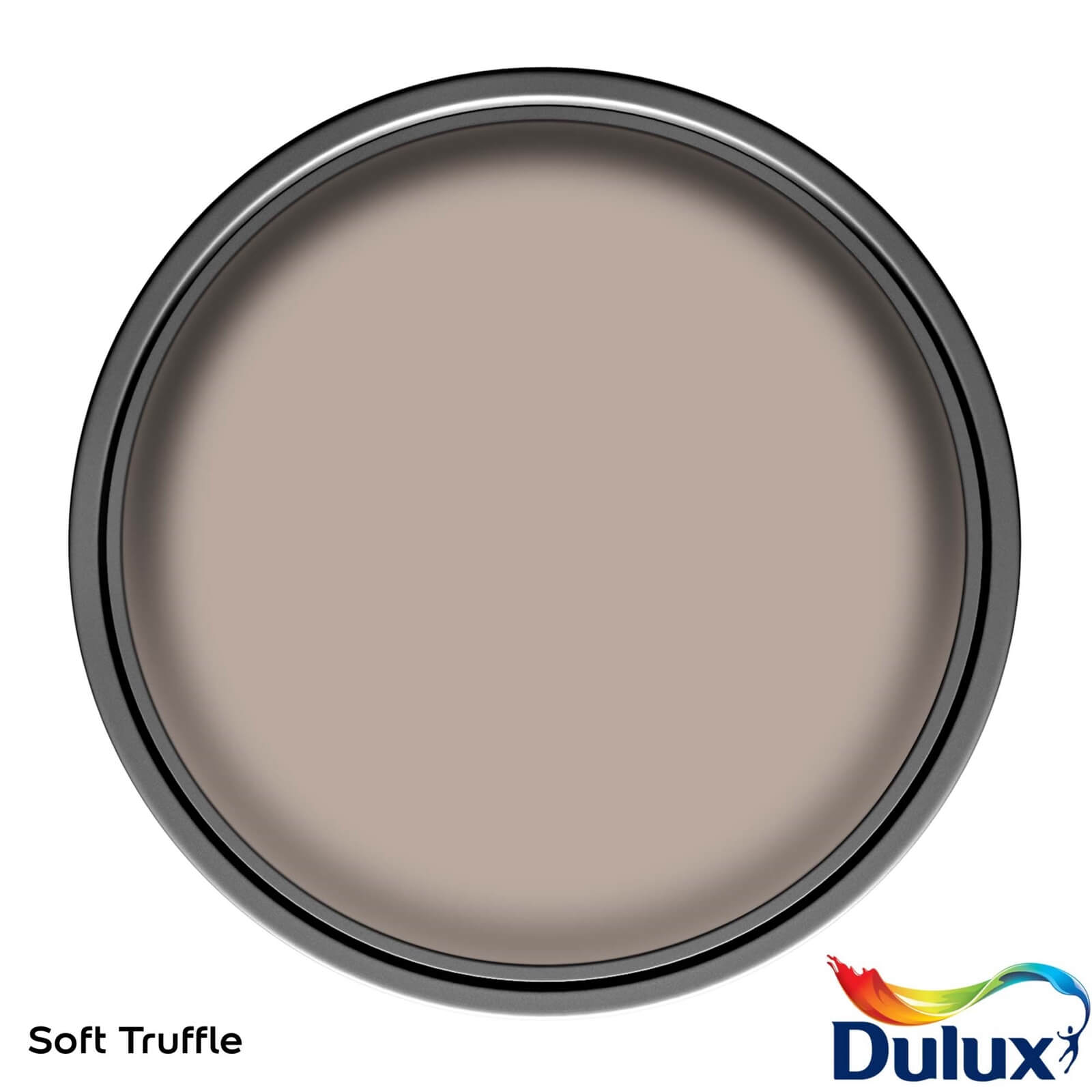 Dulux Once Soft Truffle - Matt Emulsion Paint - 2.5L