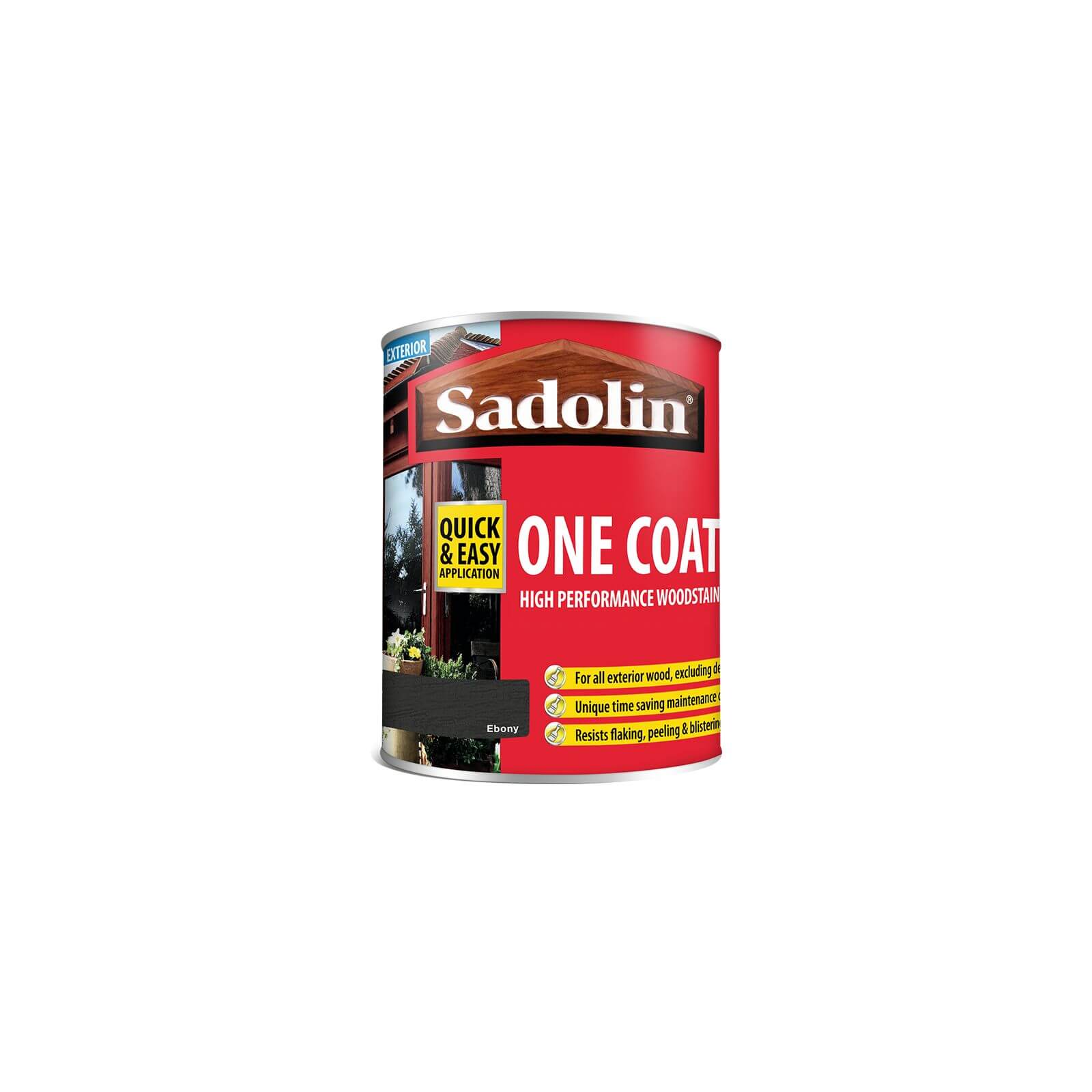 Sadolin Advanced One Coat Ebony Woodstain - 750ml