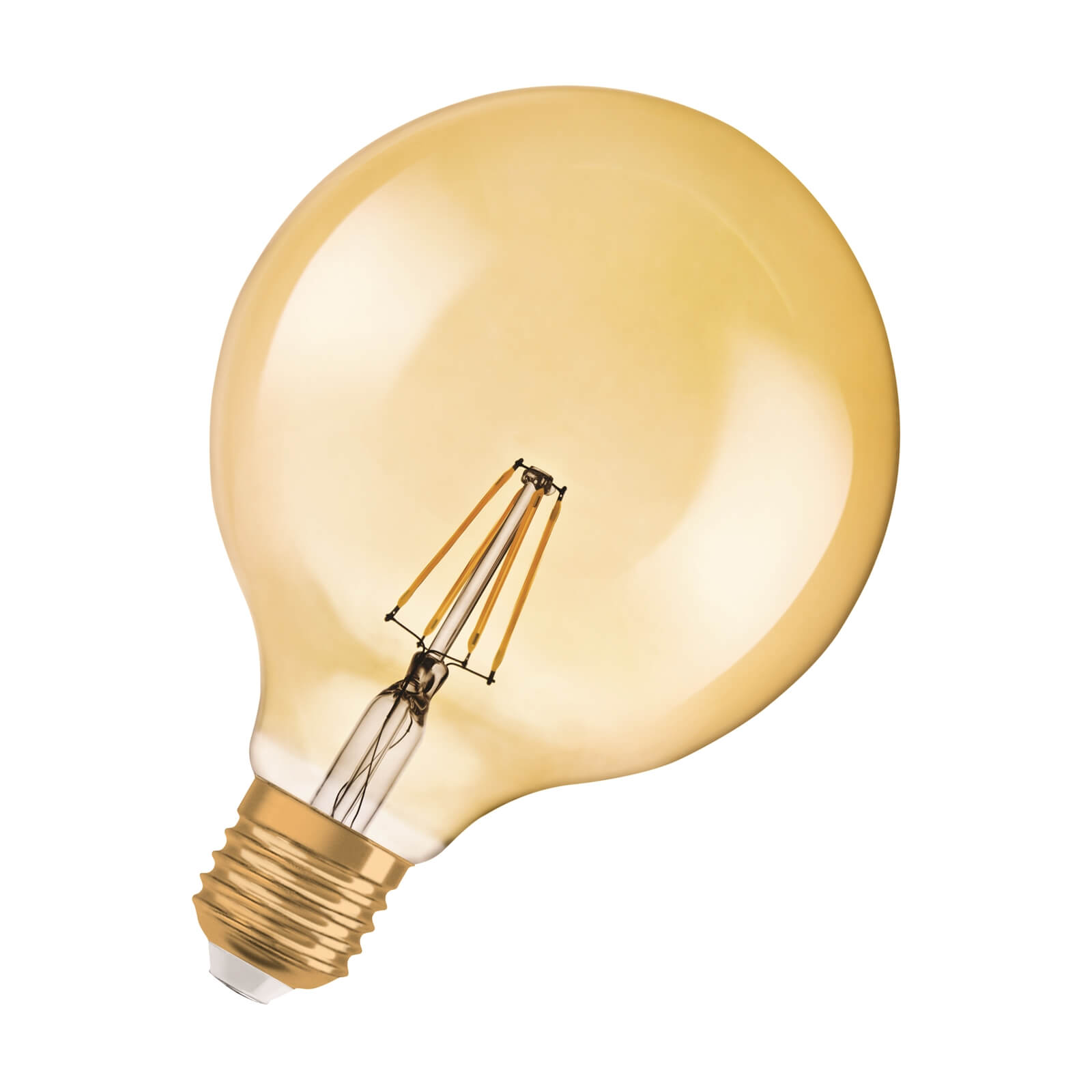 Osram 1906 LED Globe125 Vintageage Gold 36W ES Light Bulb