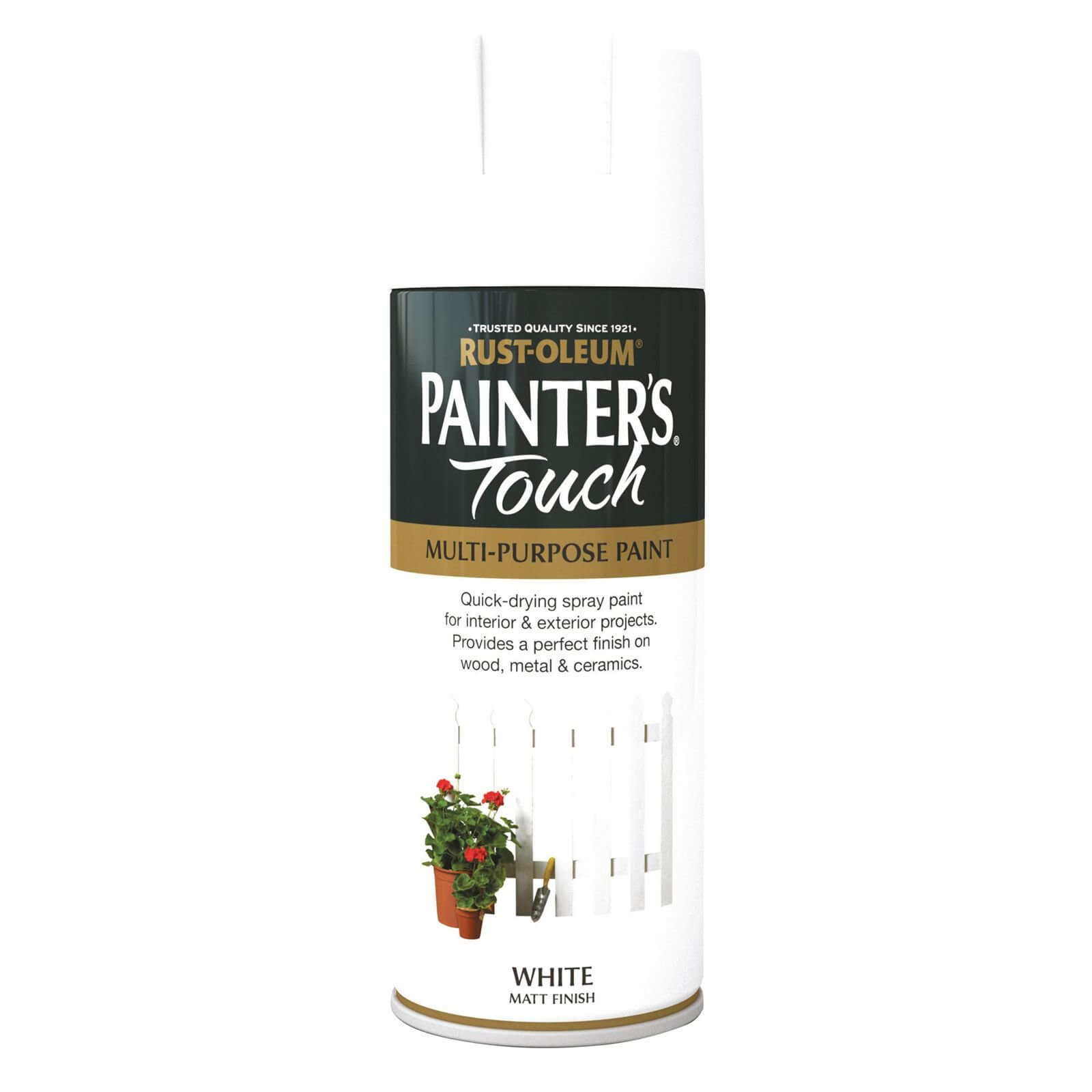 Rust-Oleum Painter's Touch Multi-Purpose Matt Spray Paint White - 400ml