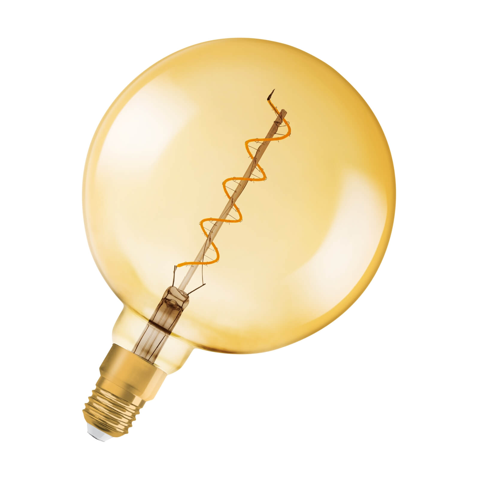 Osram 1906 LED Globe Vintage Gold 28W ES Light Bulb