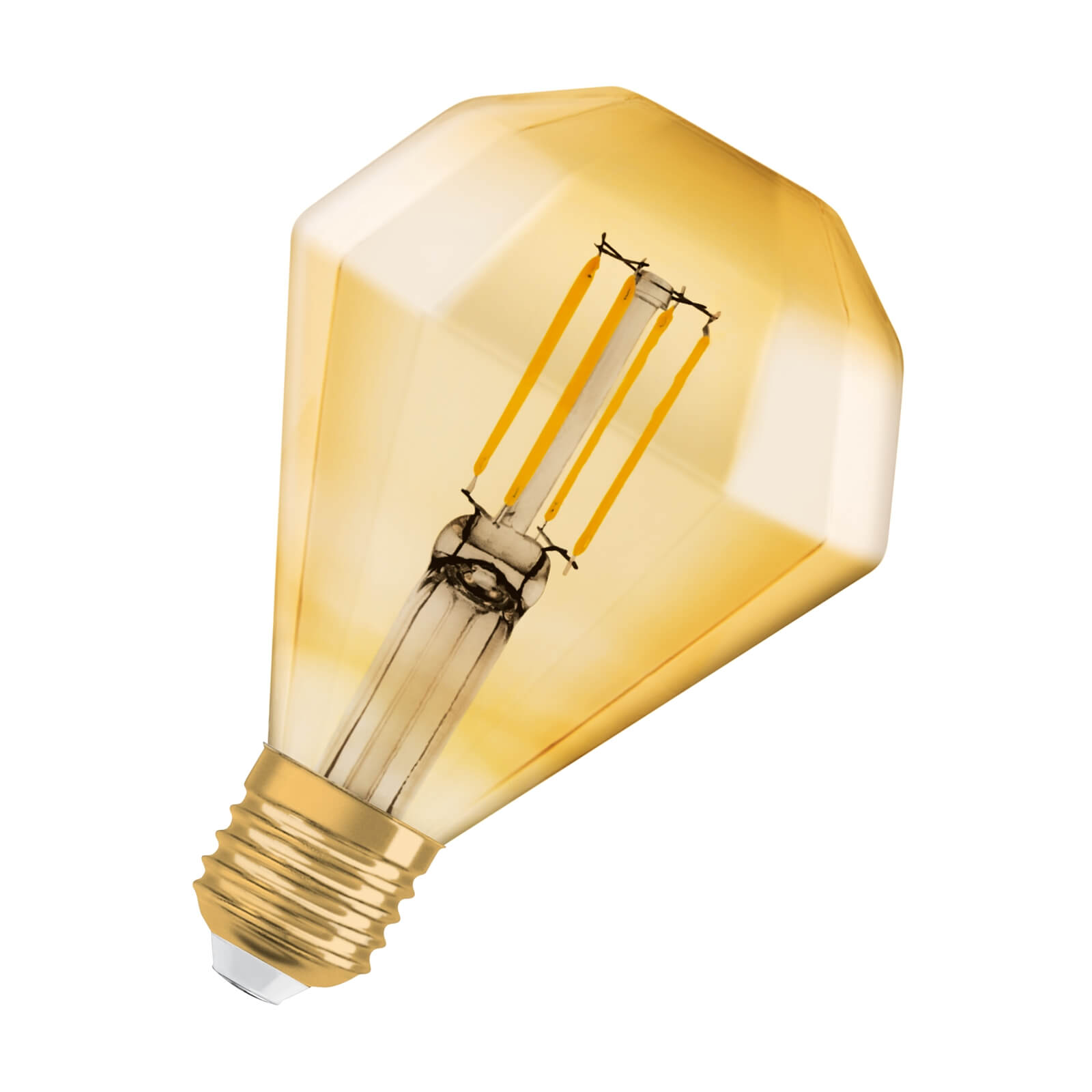Osram 1906 LED Diamond Vintage Gold 40W ES Light Bulb