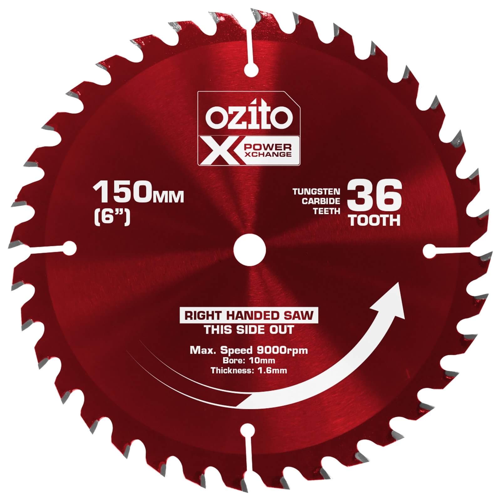 Ozito by Einhell Power X Change 150mm 36 Tooth Circular Saw Blade