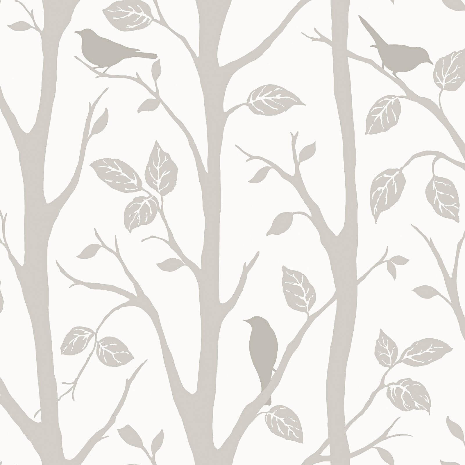 Fine Decor Wallpaper Trees and Birds