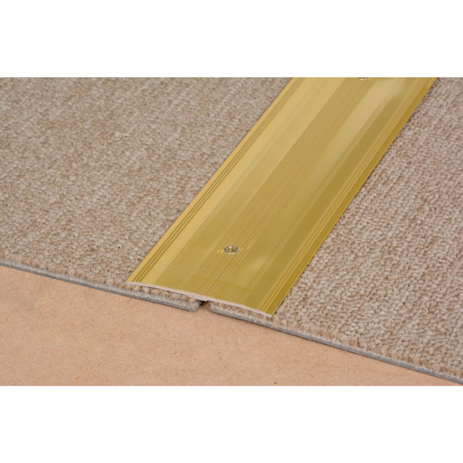 Vitrex Extra Wide Cover Strip Carpet Edge - Gold 1800mm