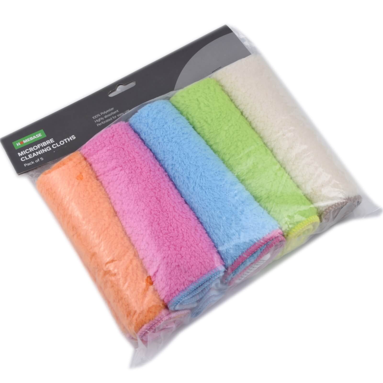 Microfibre Cleaning Cloth - 5 Pack