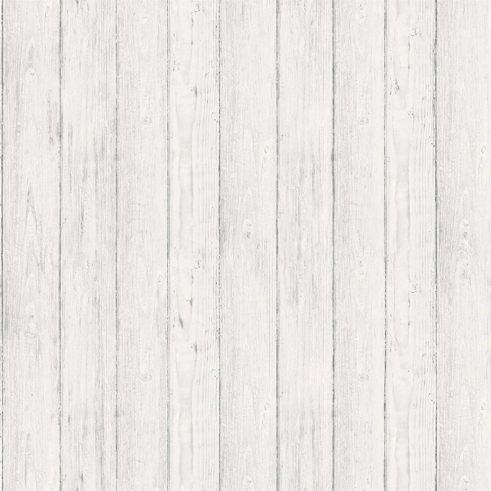 Grandeco Pinewood White Wallpaper