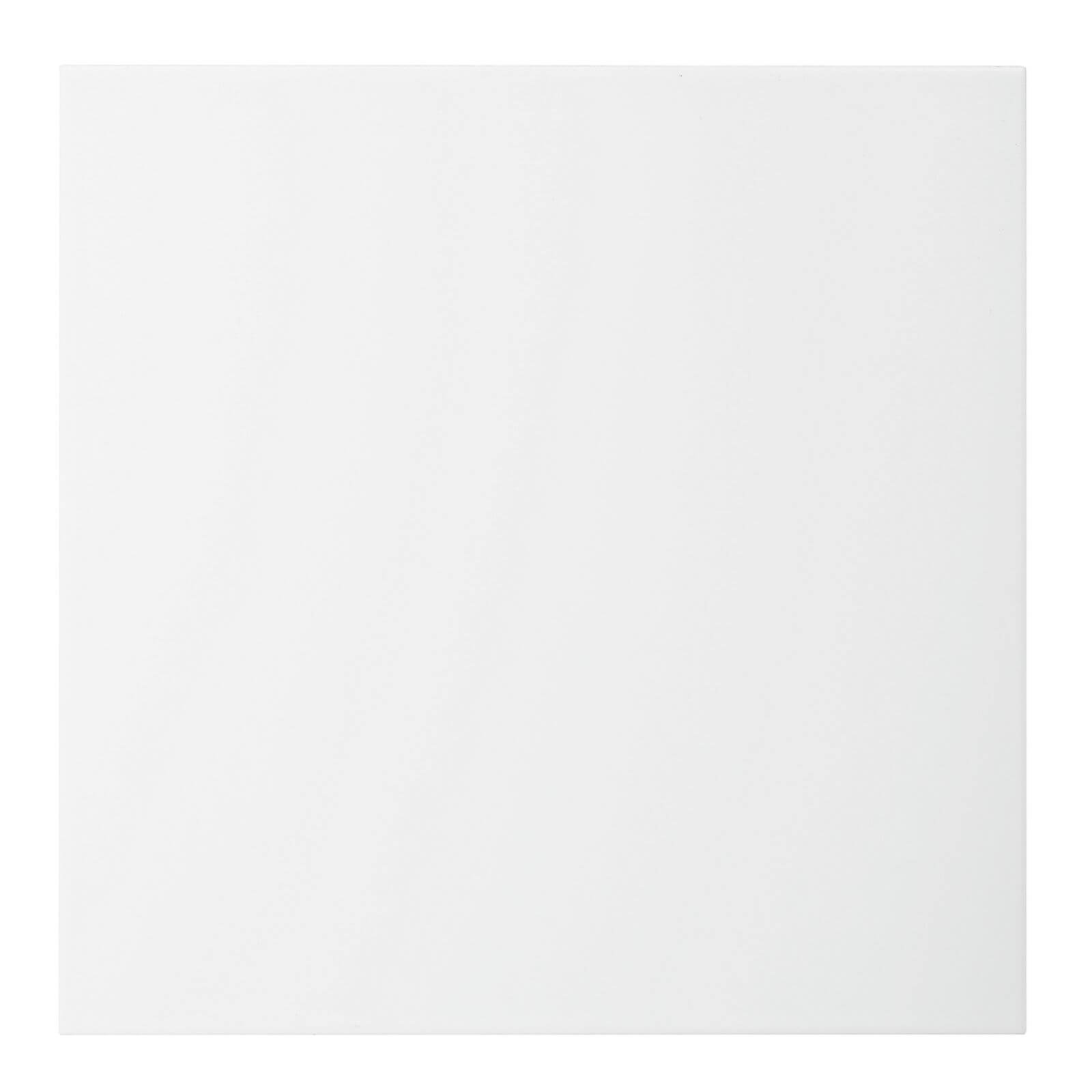 Contrast Satin Ceramic Floor Tiles 330 x 330mm 9 Pack - White