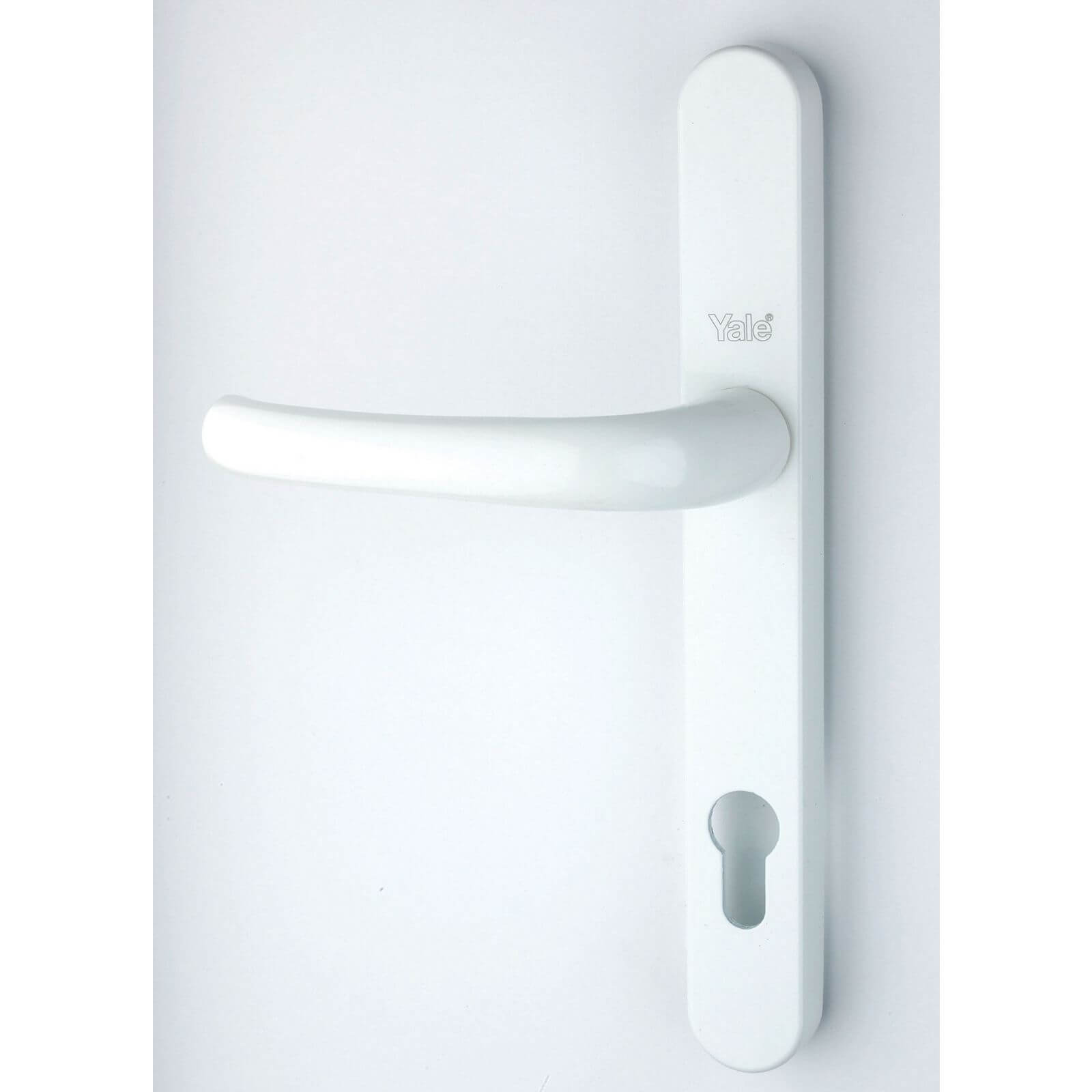 Yale PVCU Door Handle - 215/92mm - White