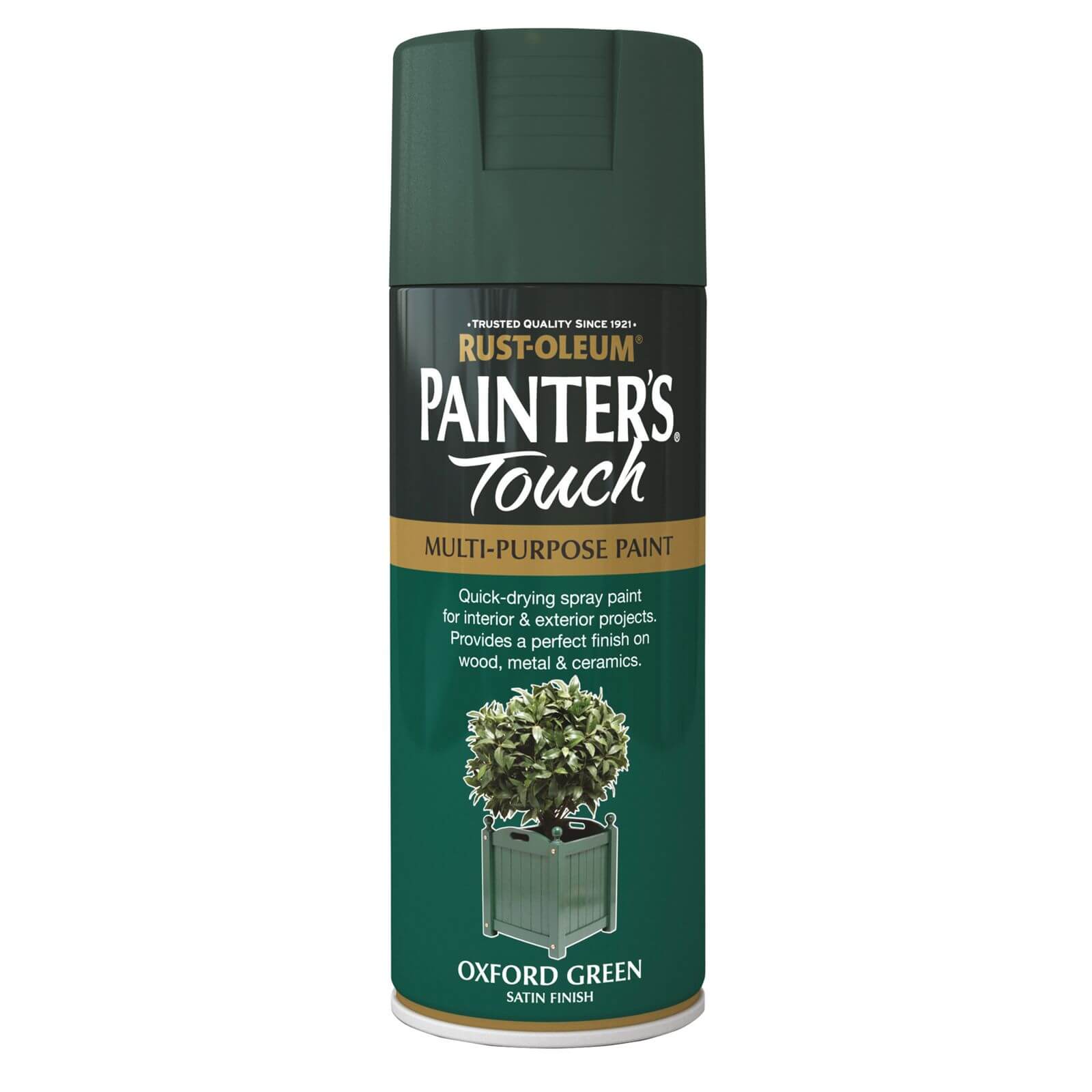 Rust-Oleum Painter's Touch Multi-Purpose Satin Spray Paint Oxford Green - 400ml