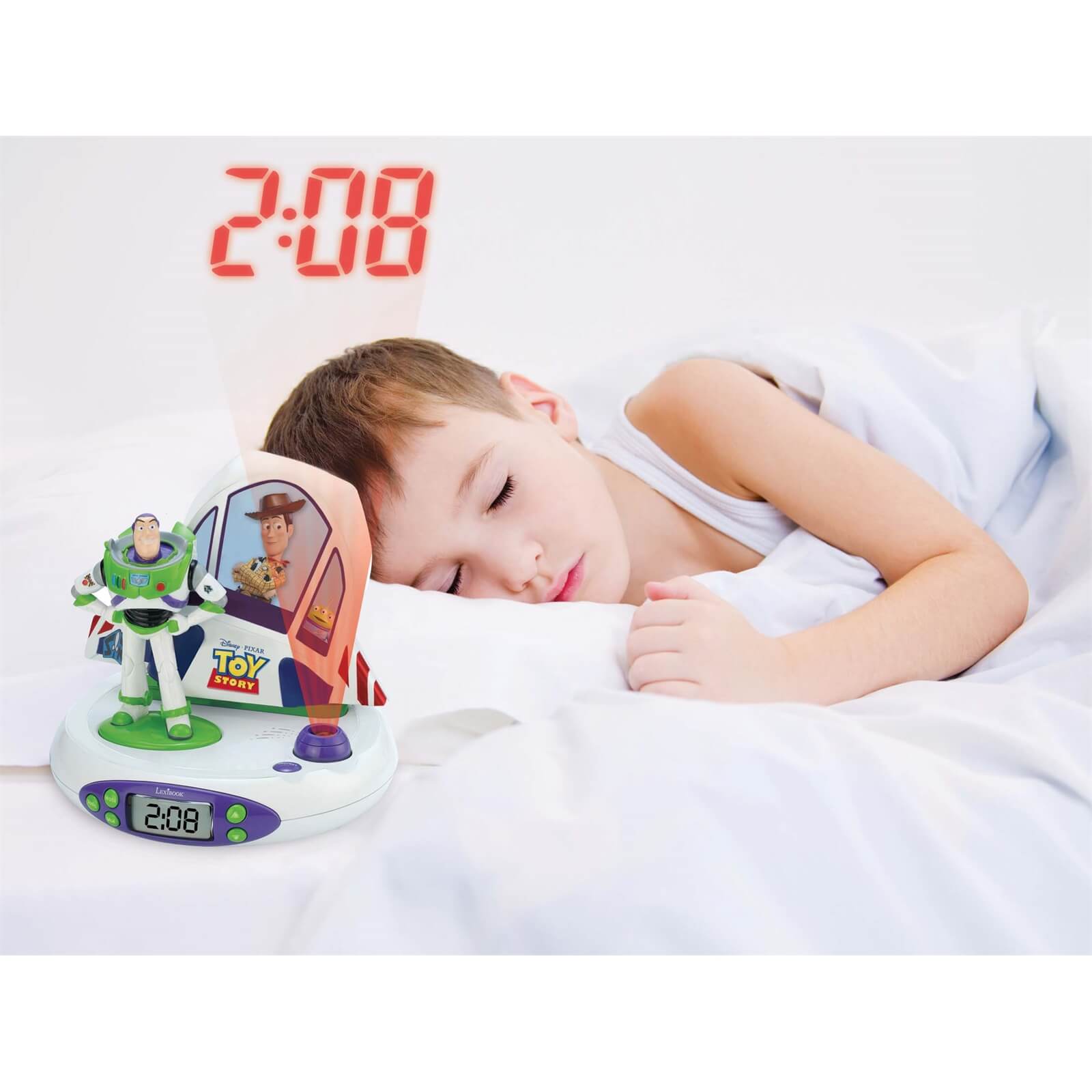 Disney Toy Story Projector Clock with Sounds