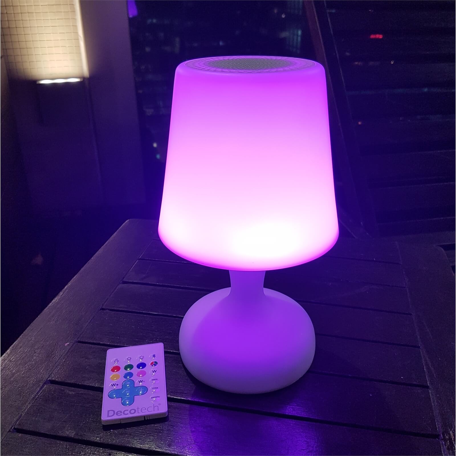 Decotech Bluetooth Colour & Sound LED Table Lamp