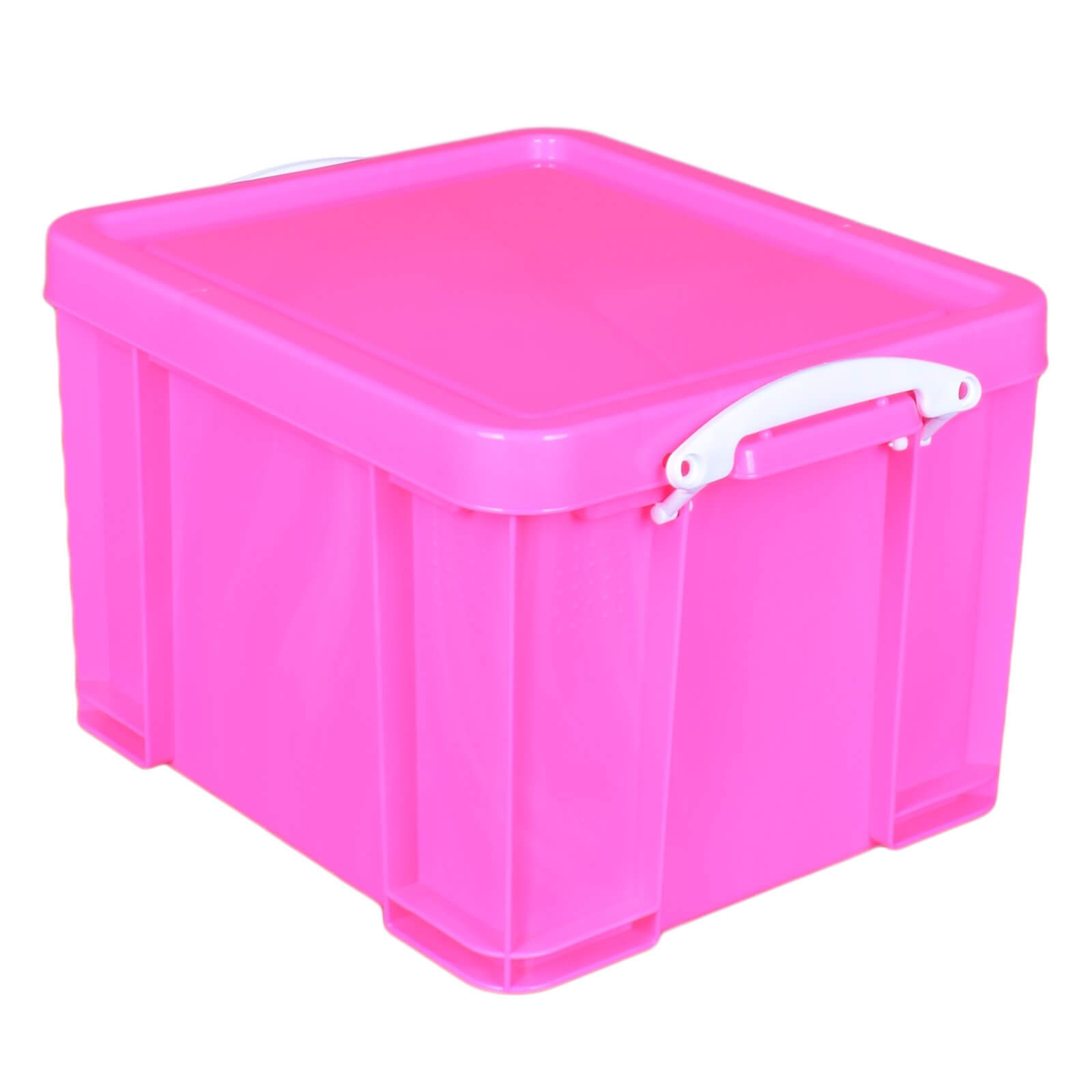 Really Useful Storage Box - Neon Pink - 35L
