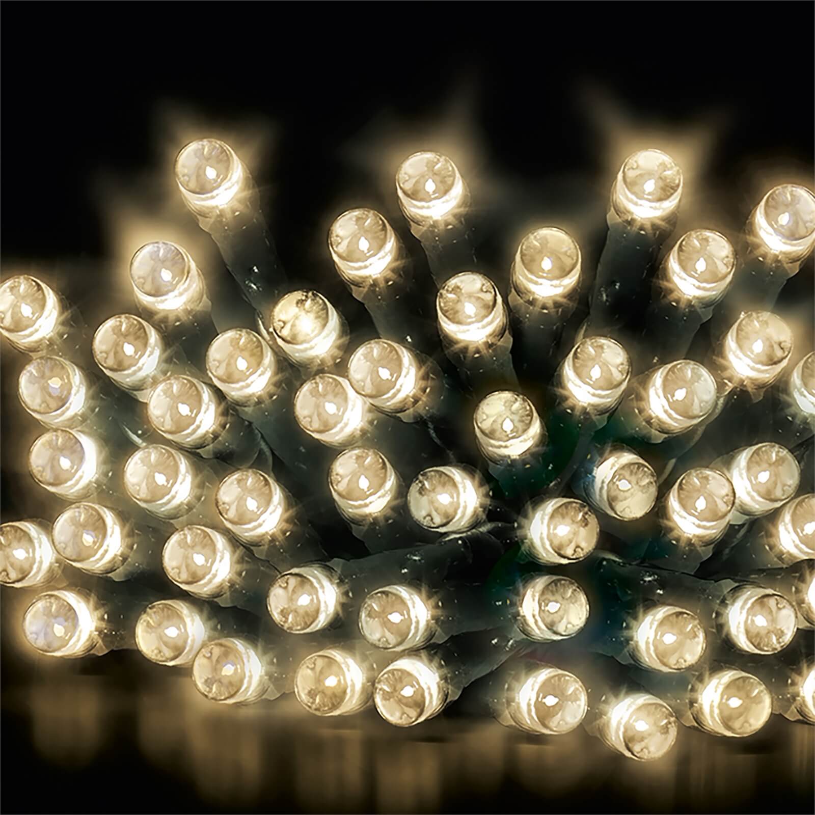 600 Multi - Action Battery Operated Timer Lights With Warm White LEDs