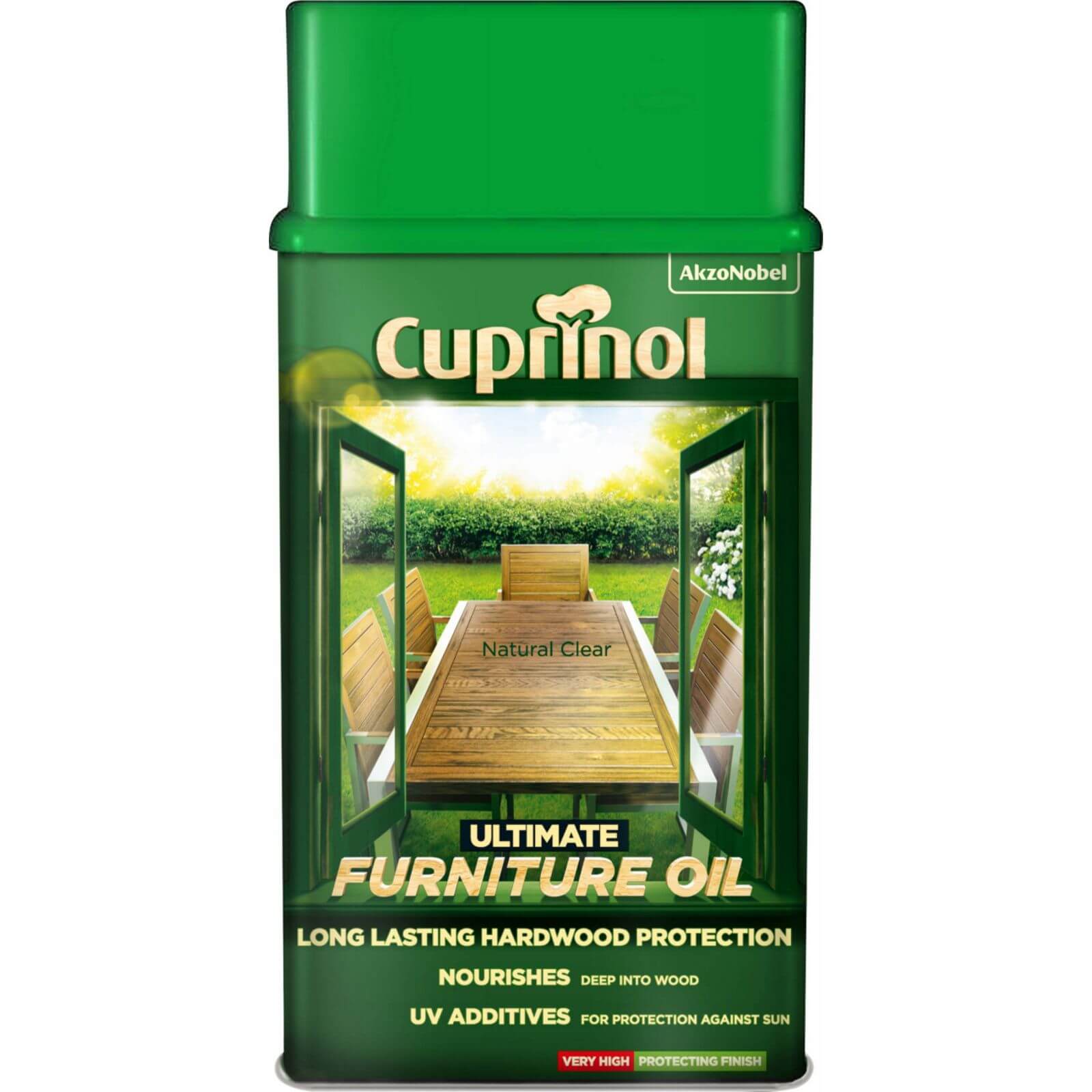 Cuprinol Ultimate Hardwood Furniture Oil Clear - 1L