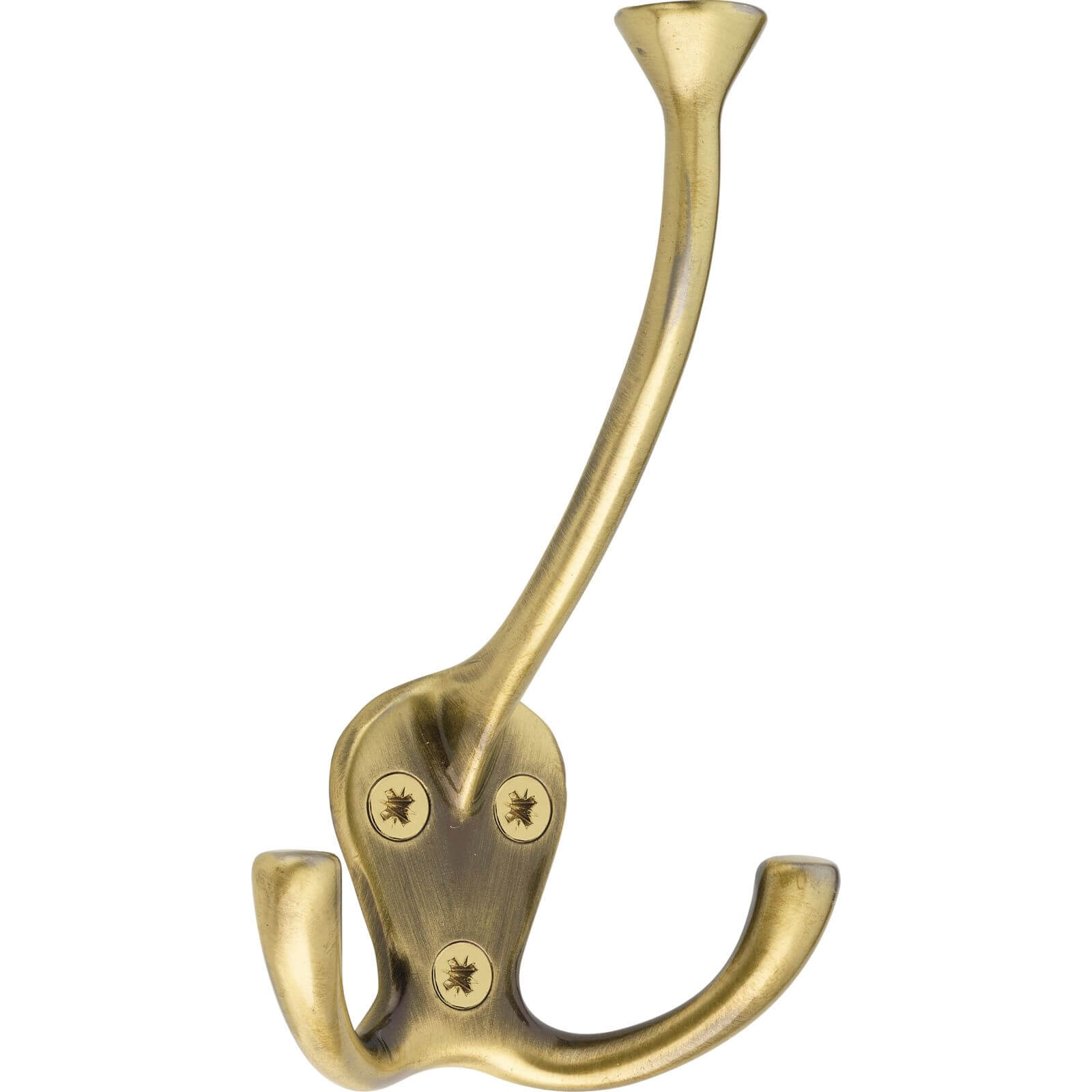 Hiatt Triple Hook - Antique Brass