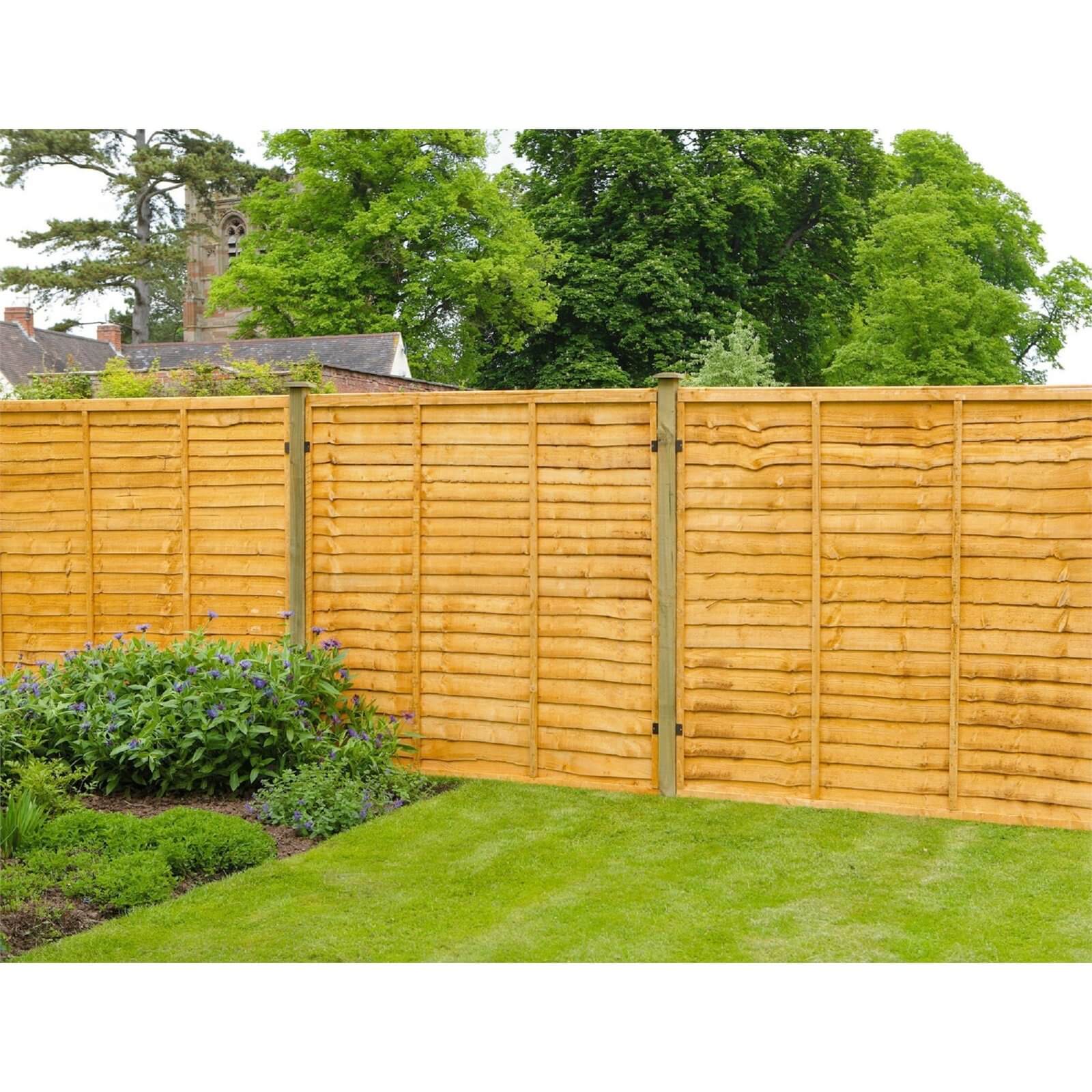 Forest Lap Fence Panel - 6x4ft