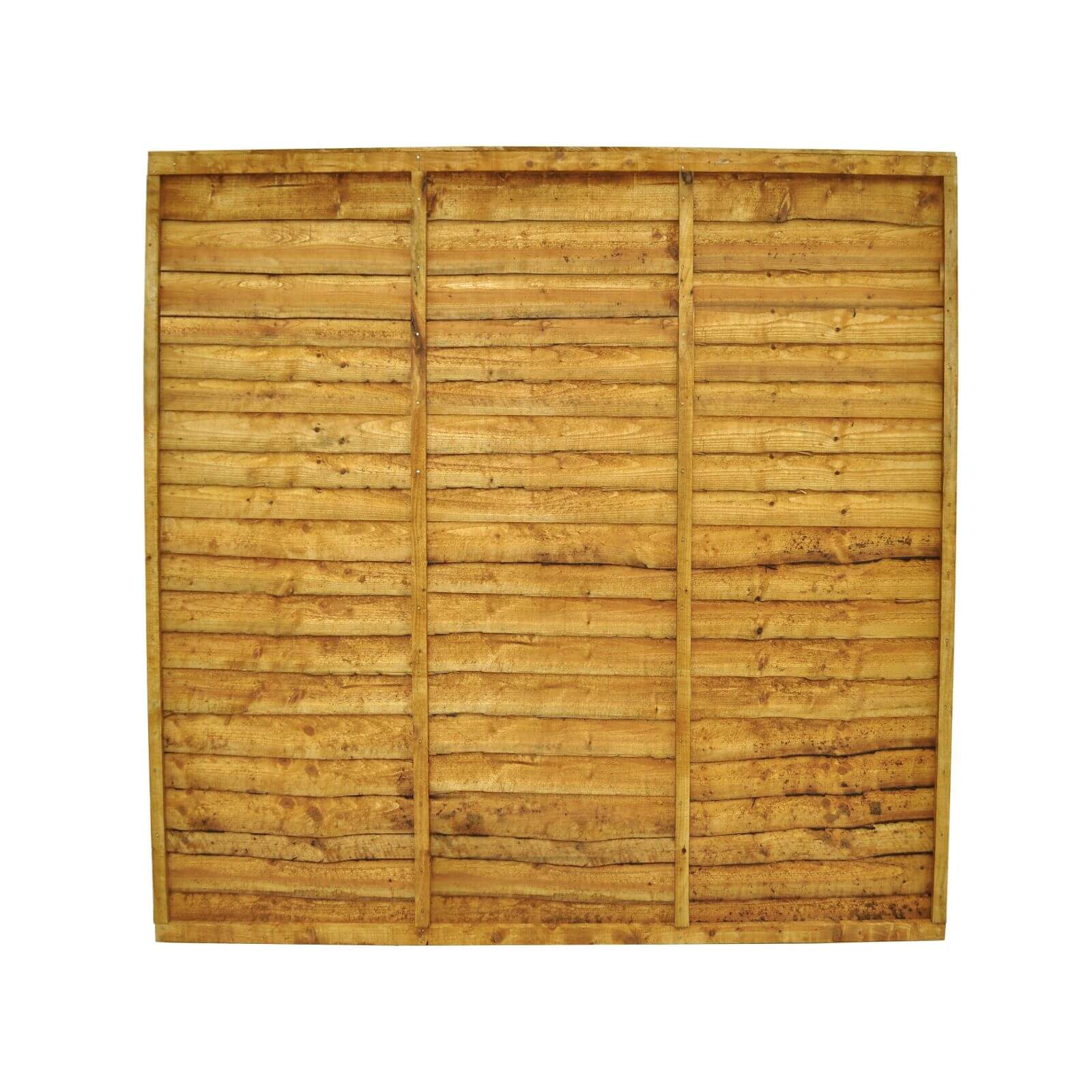 Forest Lap Fence Panel - 6x6ft
