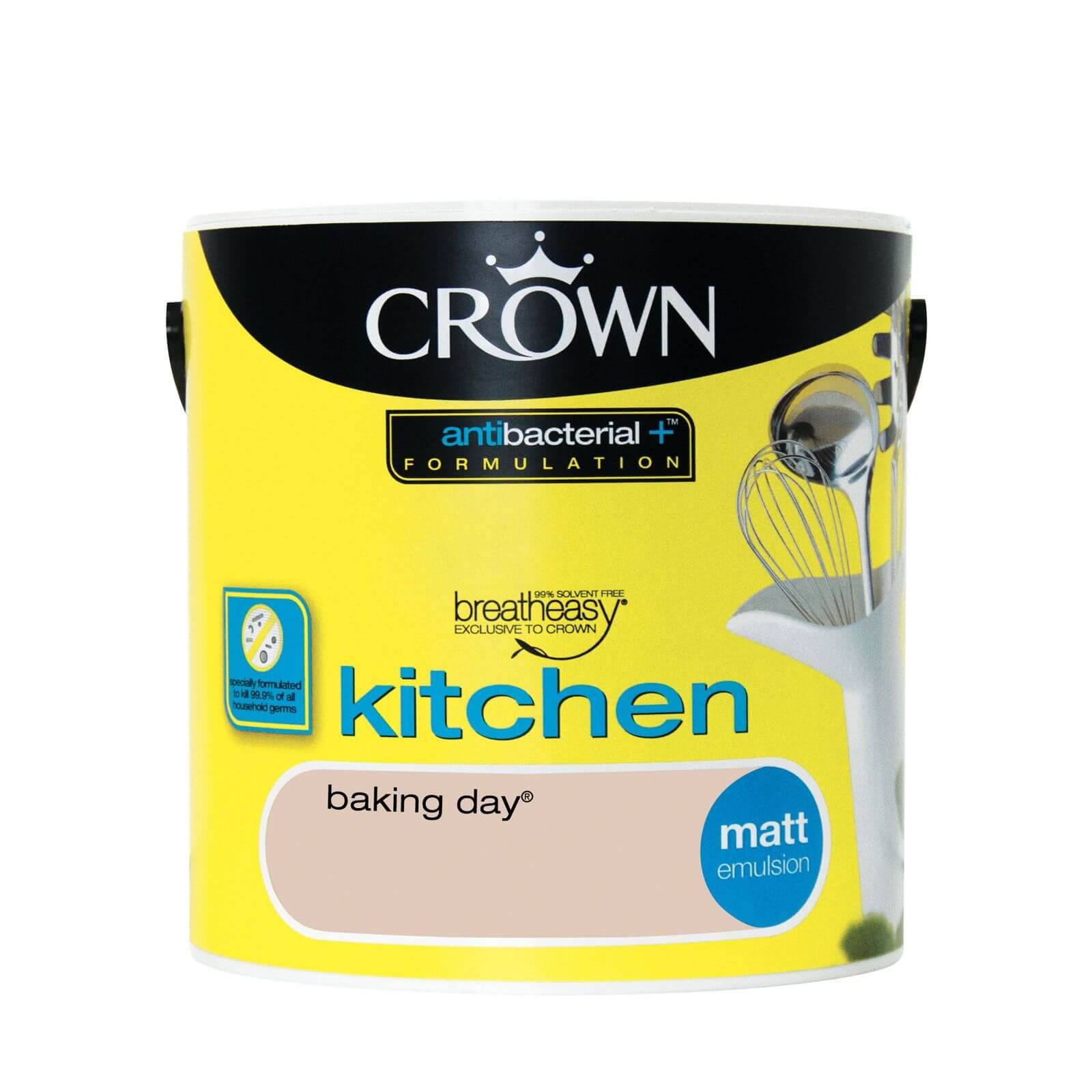 Crown Breatheasy Kitchen -  Baking Day -  Matt Paint -  2.5L
