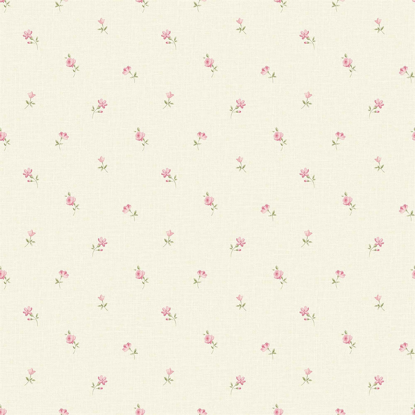 Grandeco Ditsy Floral Pink Wallpaper