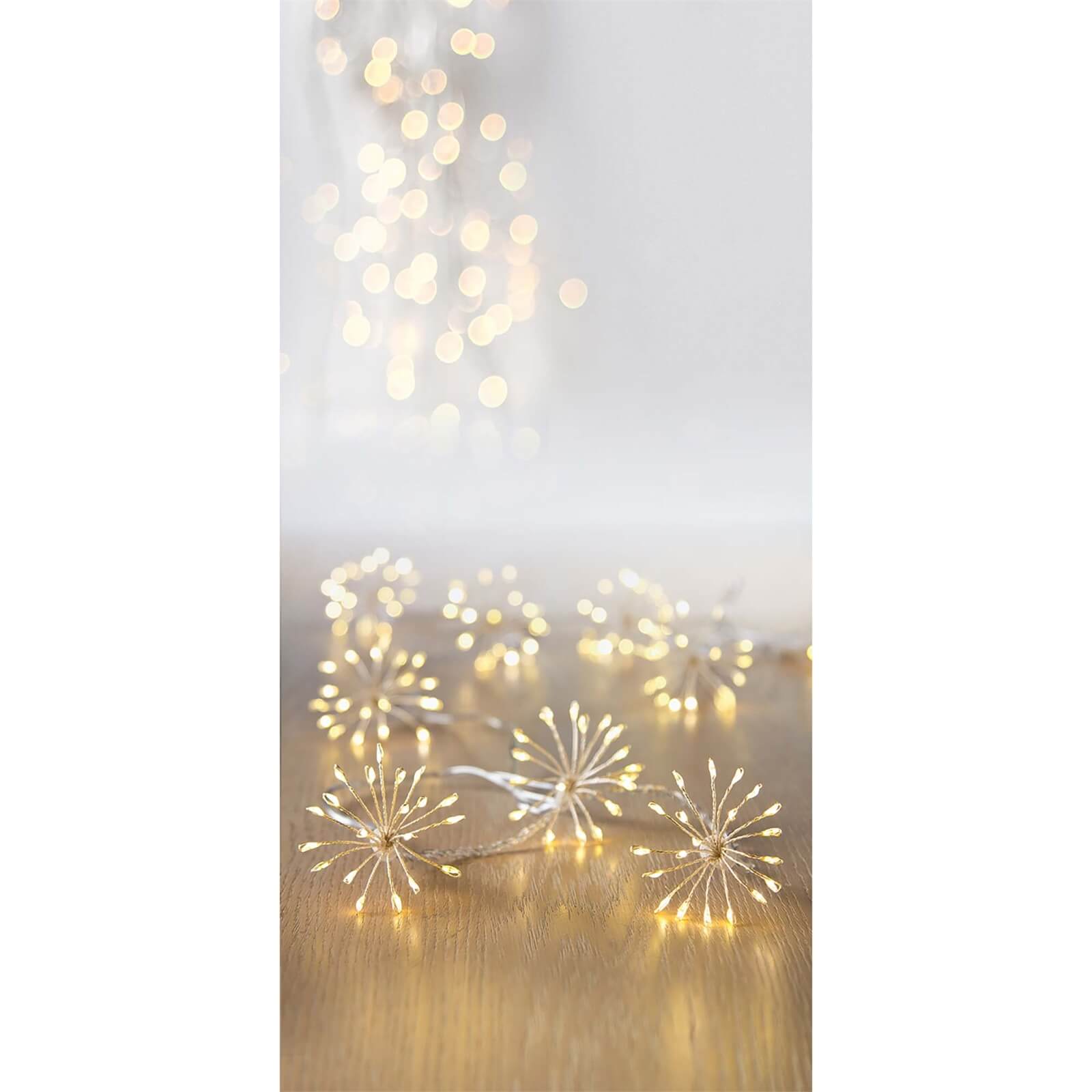 200 Battery Operated Multi-action String Light in Warm White LED's