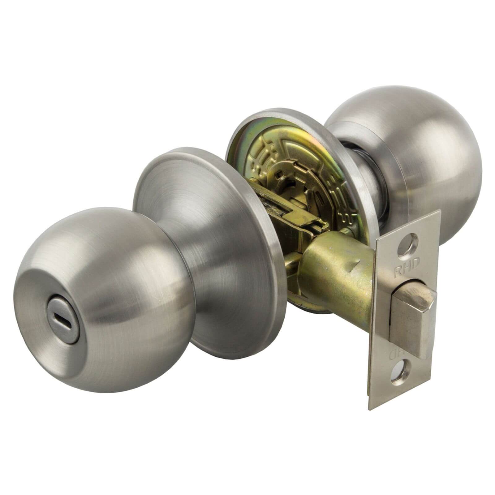 Ikonic Ruby Brushed Nickel Privacy Set