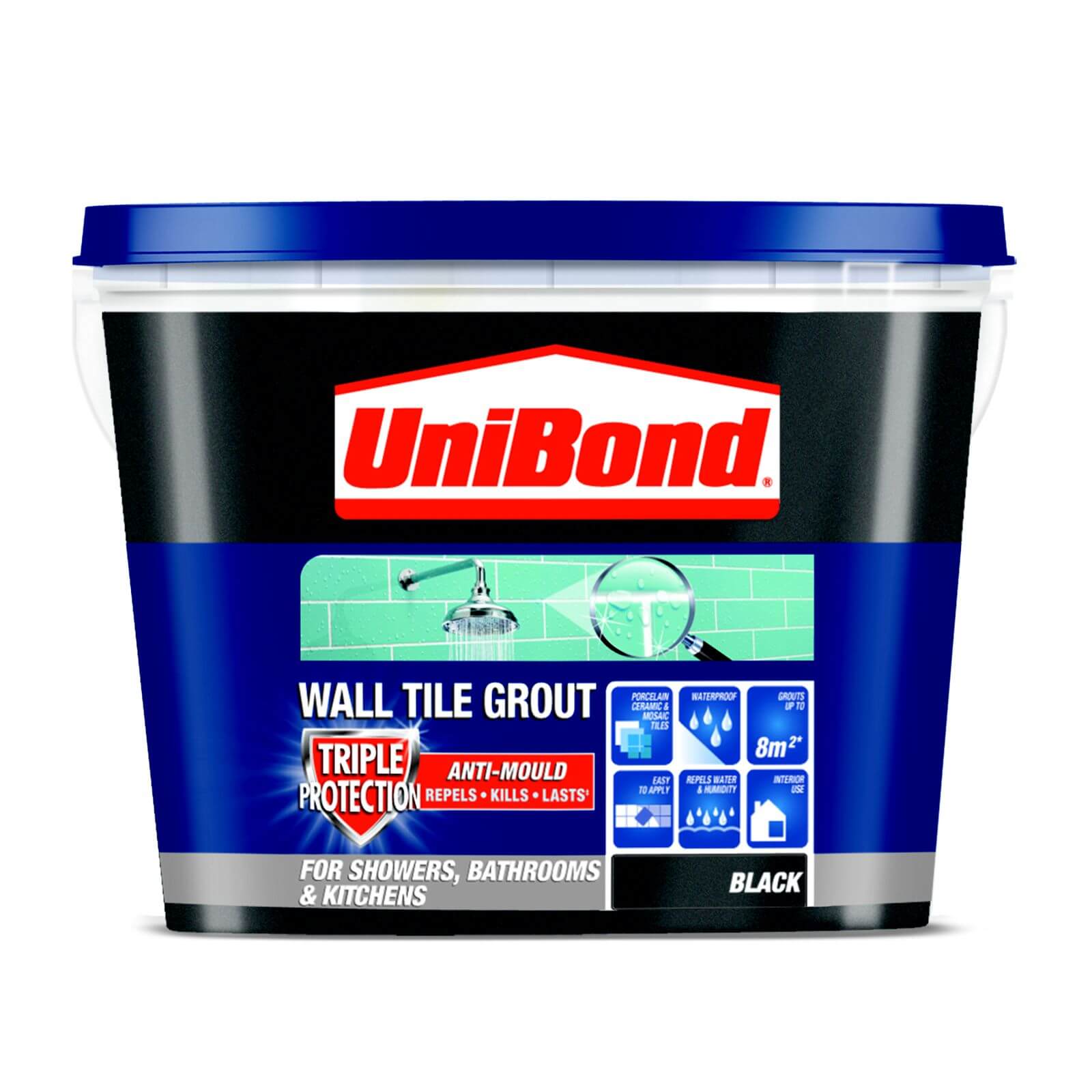 UniBond Anti Mould Tile Grout - Black