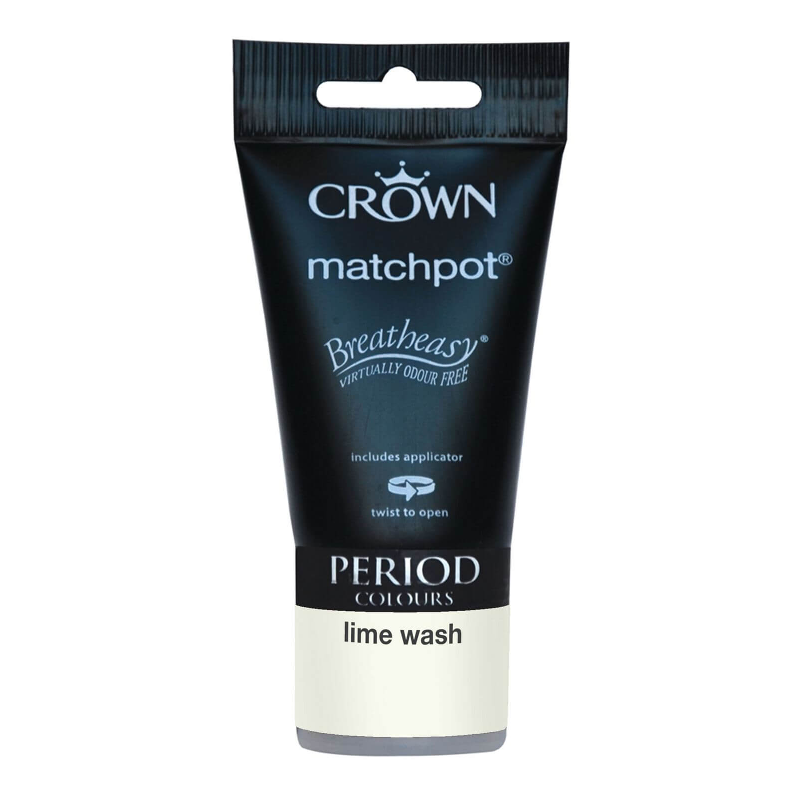 Crown Period Colours Breatheasy Lime Wash - Flat Matt Emulsion Paint - 40ml Tester