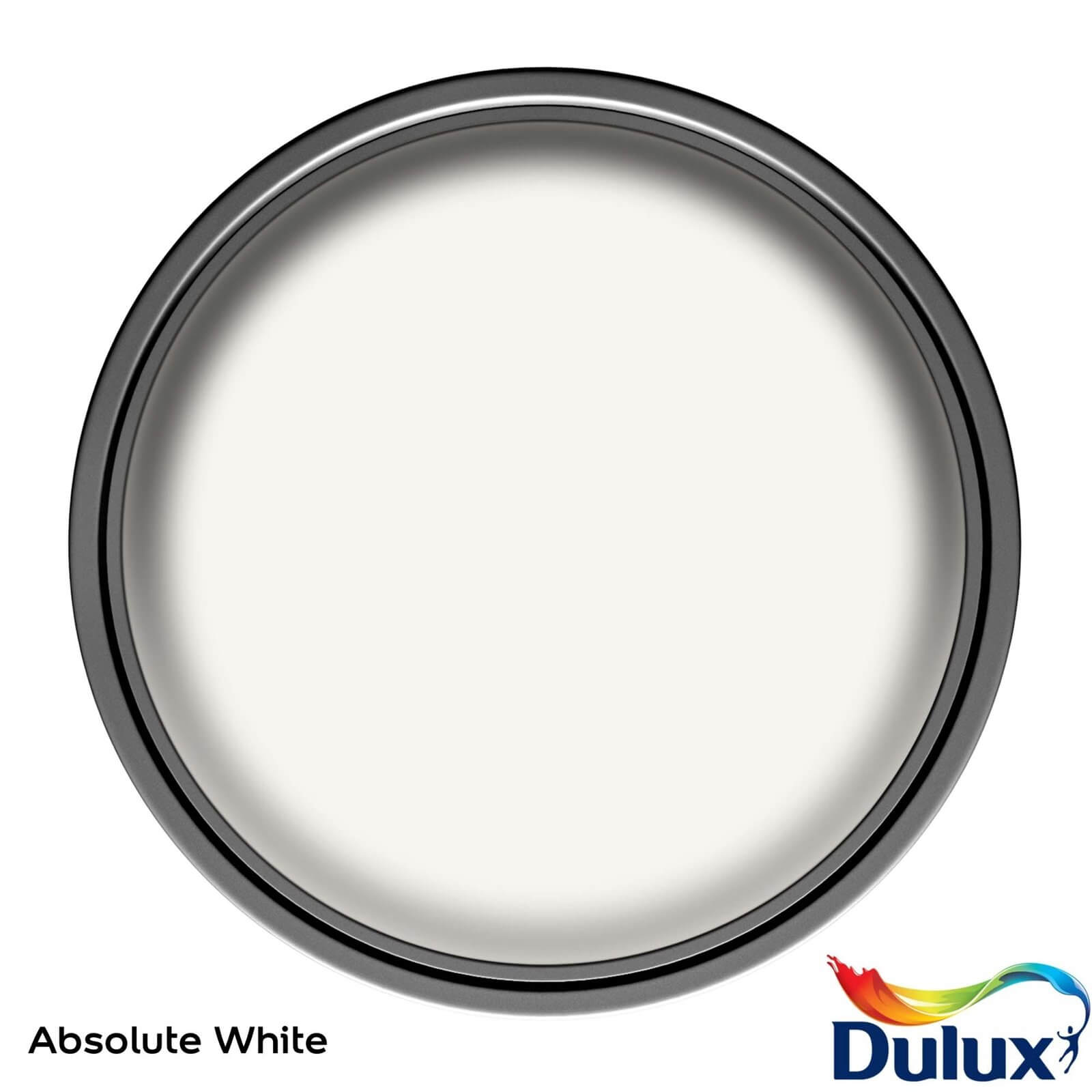 Dulux Quick Dry Satinwood Paint Absolute White - 750ml