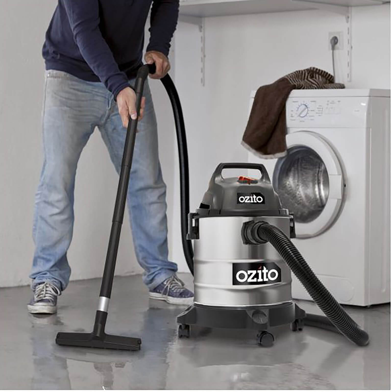 Ozito by Einhell 1250W 20L Wet Dry Vacuum