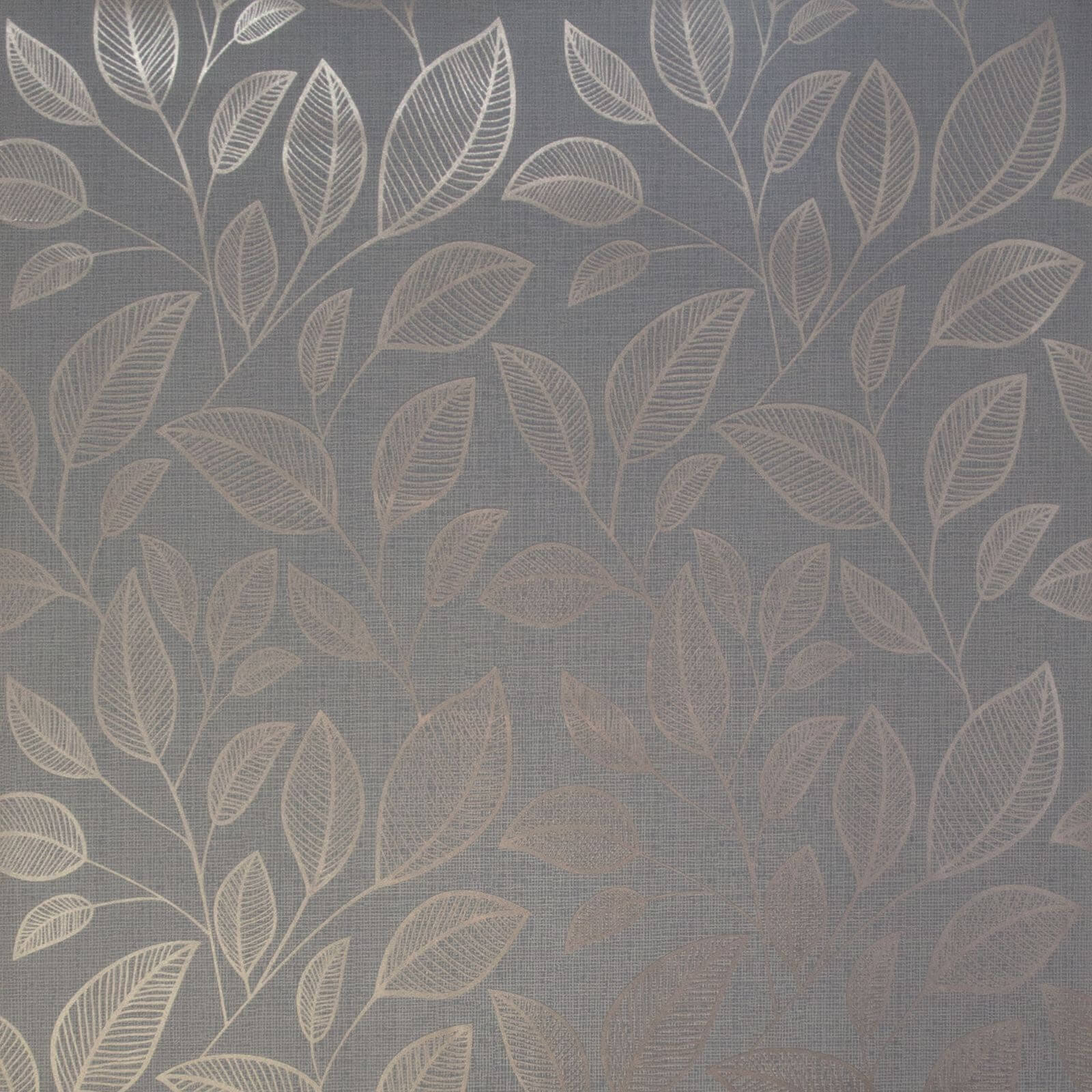 Belgravia Decor Rosemoor Tree Textured Metallic Rose Gold Wallpaper