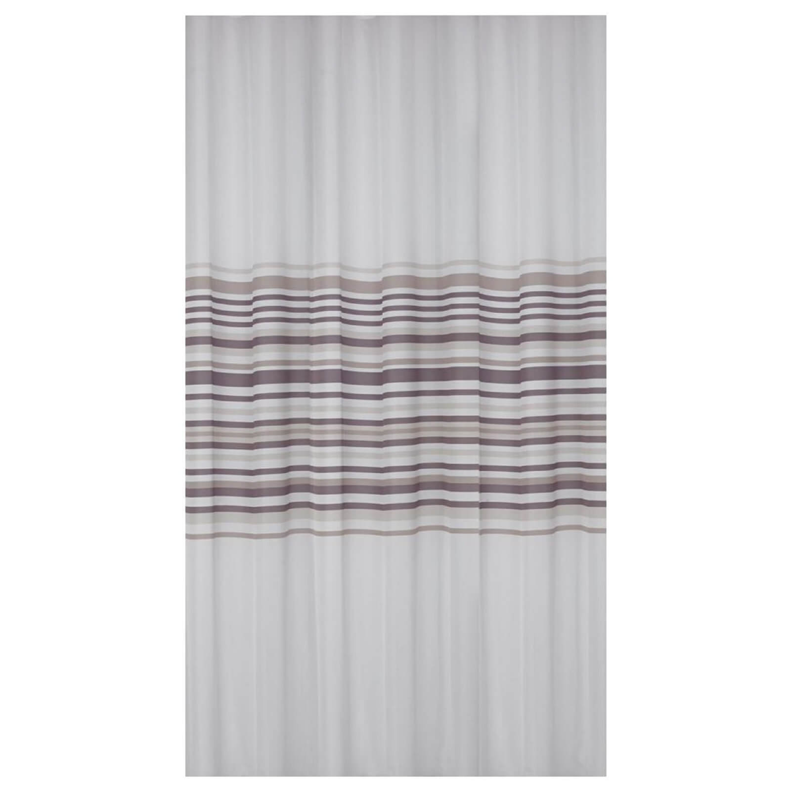 Estilo Banded Stripe Shower Curtain - Natural