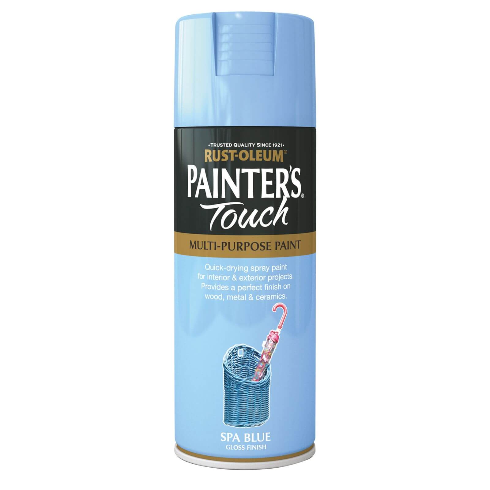 Rust-Oleum Gloss Spray Paint - Spa Blue - 400ml