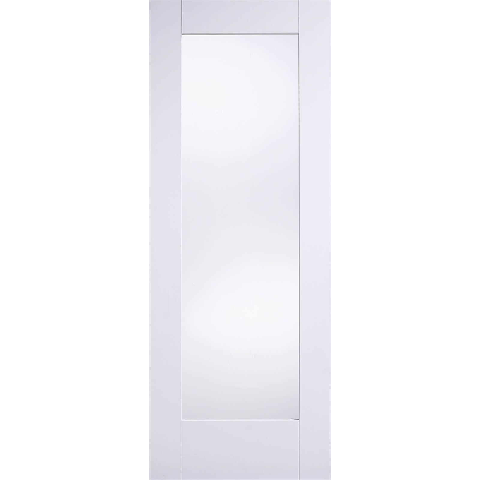 Shaker Internal Glazed Primed White 1 Lite Door - 838 x 1981mm