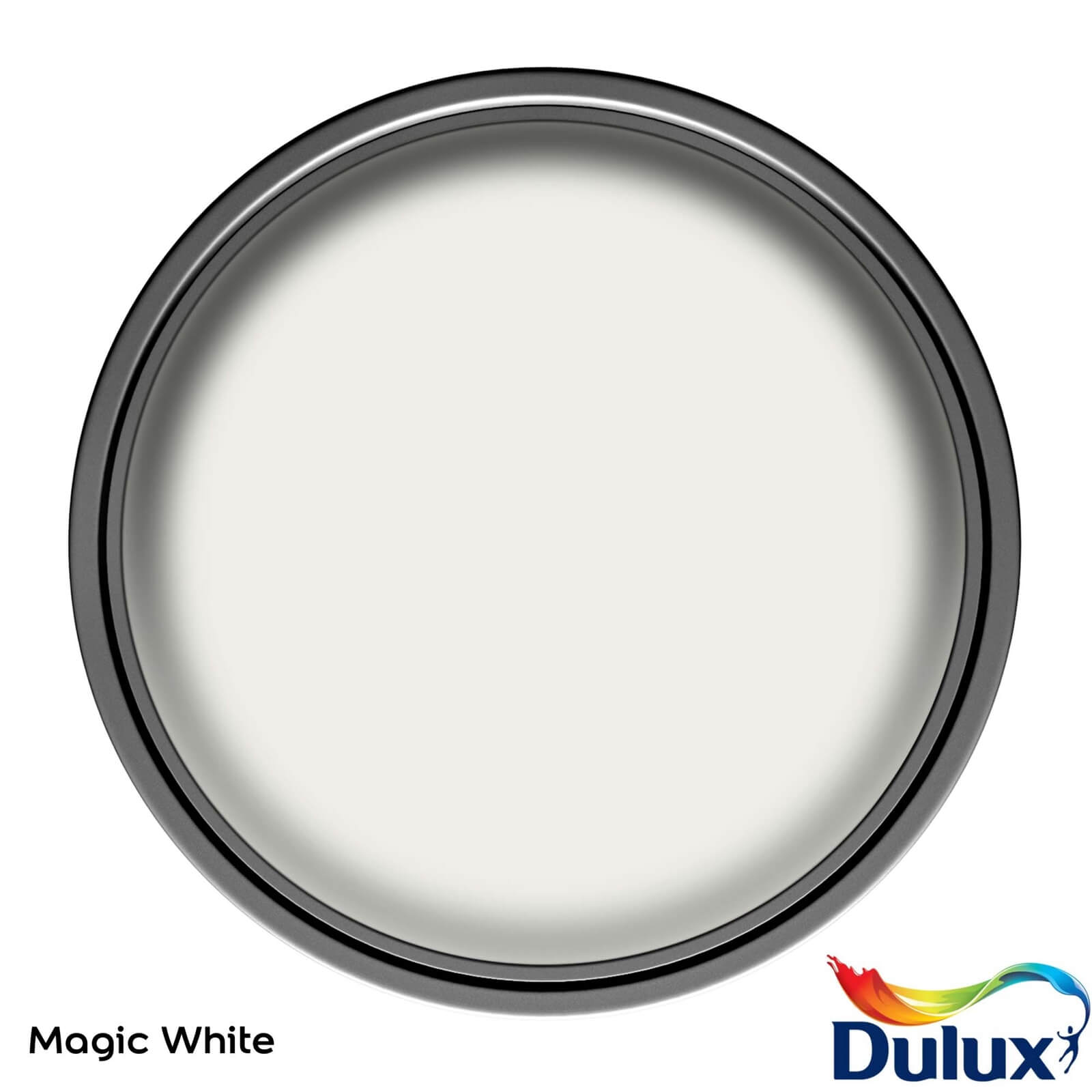 Dulux Magic Pure Silk Emulsion Paint Pure Brilliant White - 5L