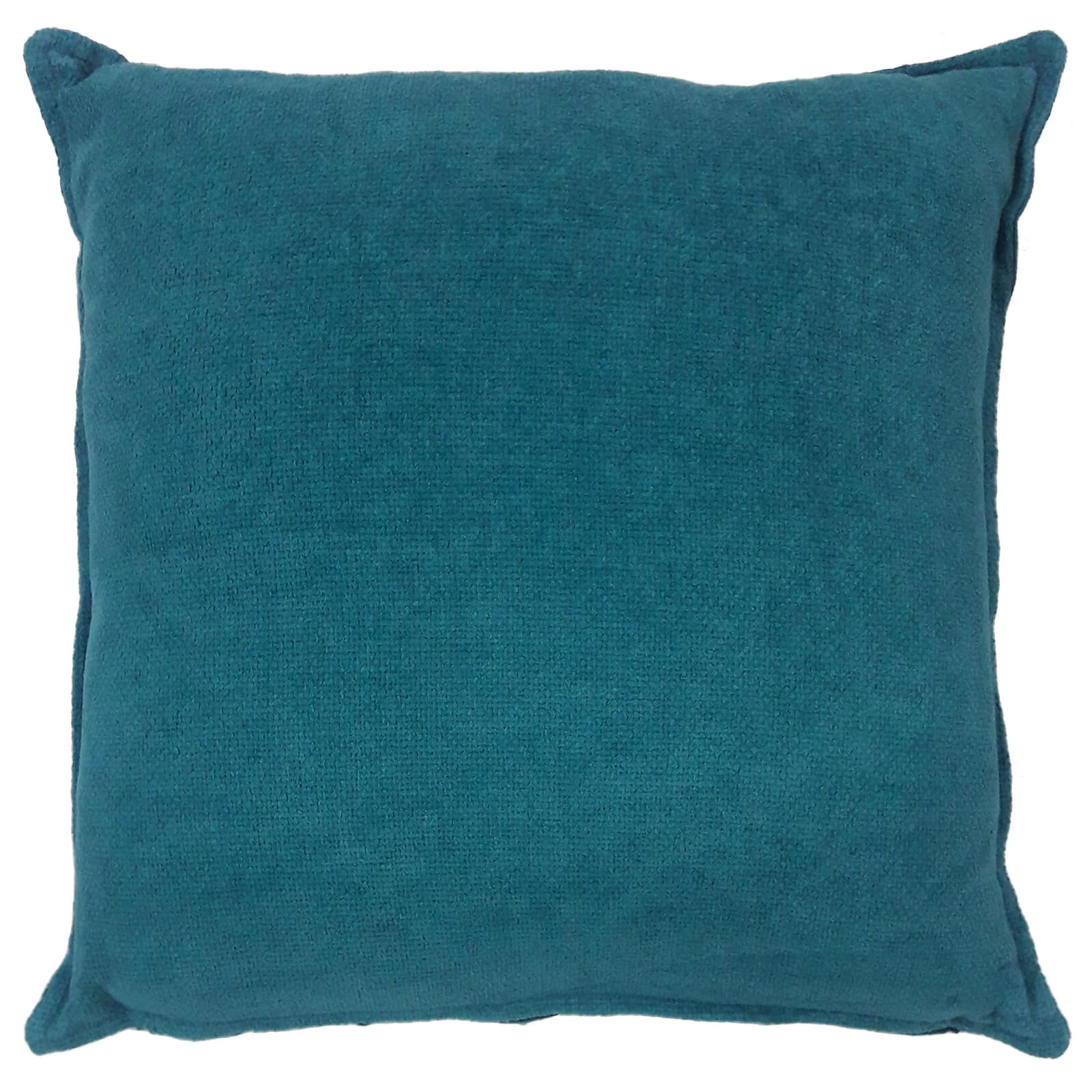 Softy Chenille Cushion - Teal - 52x52cm
