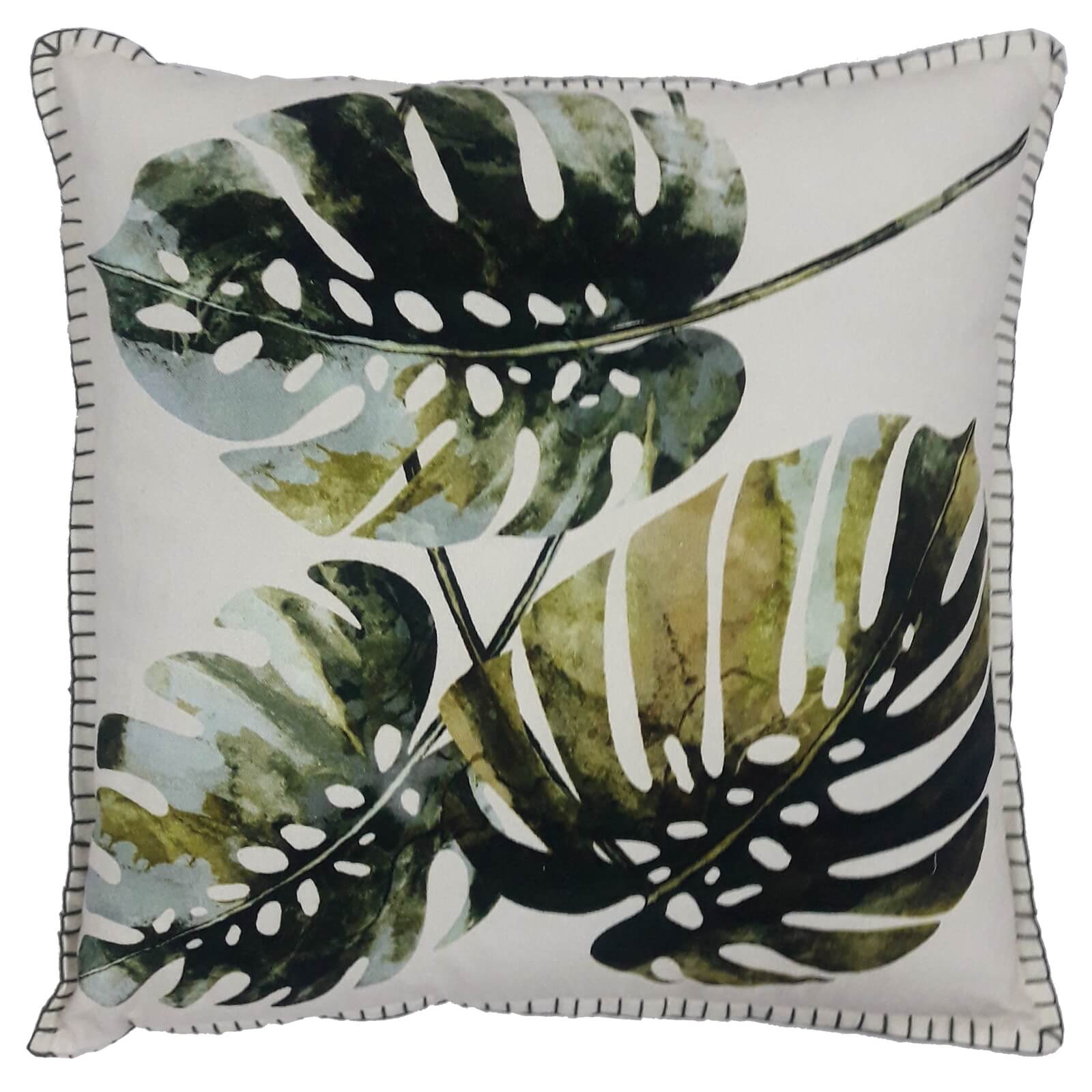 Midnight Garden Leaf Cushion