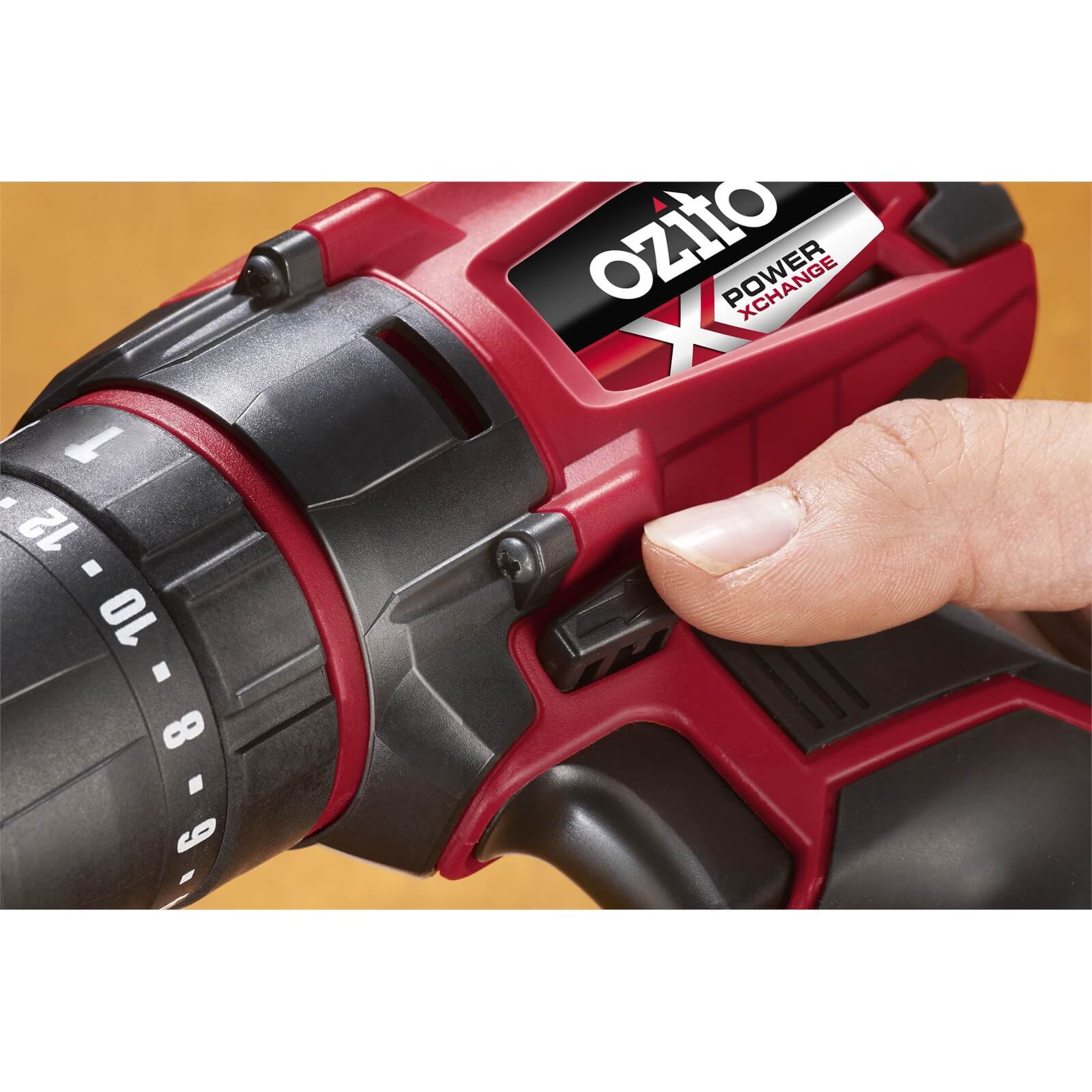 Ozito by Einhell Power X Change 18V Cordless Hammer Drill Kit